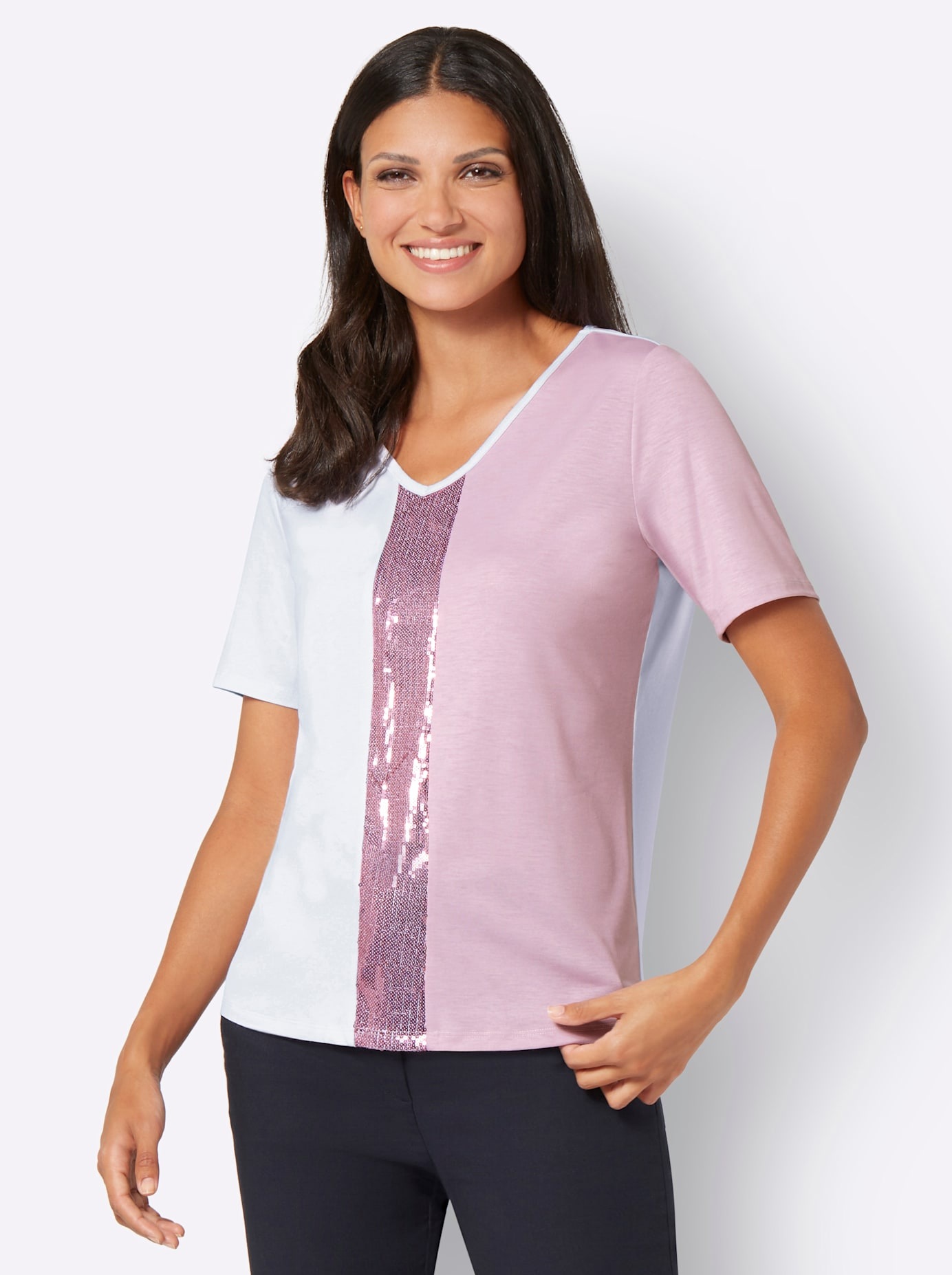 Classic Basics V-Shirt "V-Shirt" 1 Stk. tlg. günstig online kaufen