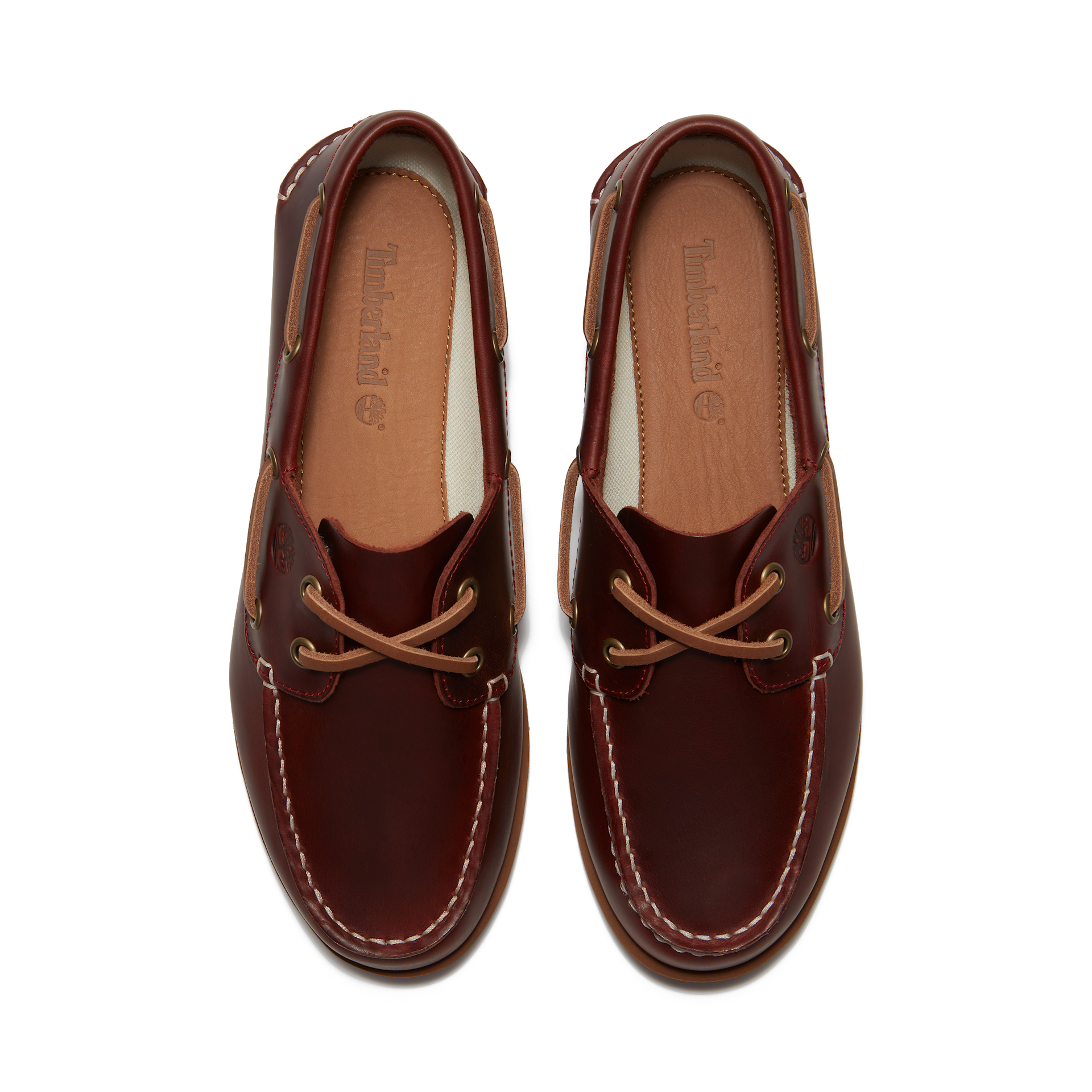 Bootsschuh TIMBERLAND "CEDAR BAY ESSENTIAL BOAT SHOE", Damen, Gr. 41, bur f grain, Leder, Schuhe Bootsschuh, aus Leder 3