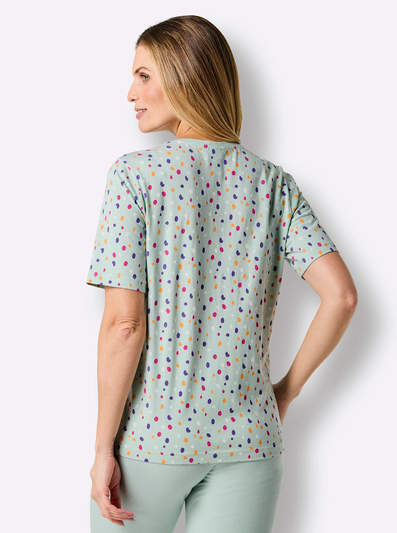 wäschepur Kurzarmshirt "Schlafanzug-Shirt" 1 Stk. günstig online kaufen