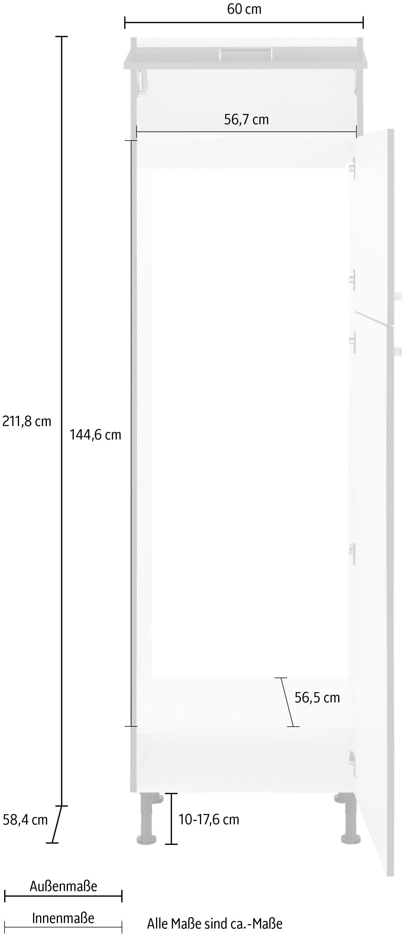 OPTIFIT Kühlumbauschrank »Parma«, Breite 60 cm