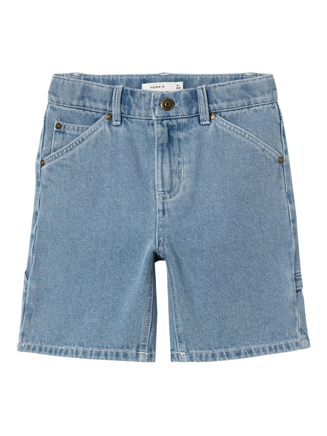name it Heren NKMTHEO DNMTHAYER 2602 SWE LSHORTS NOOS Shorts, Medium Blue Denim, 122