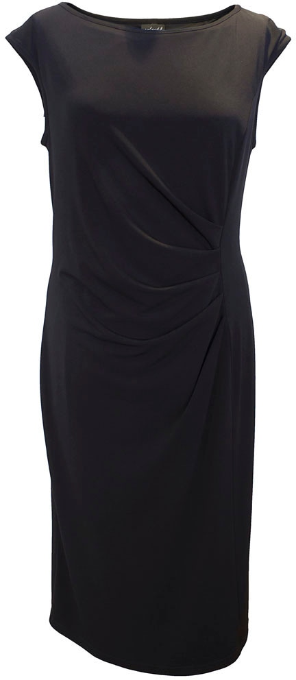 HERMANN kaufen BAUR für mit LANGE eleganter Jerseykleid, Raffung | Collection