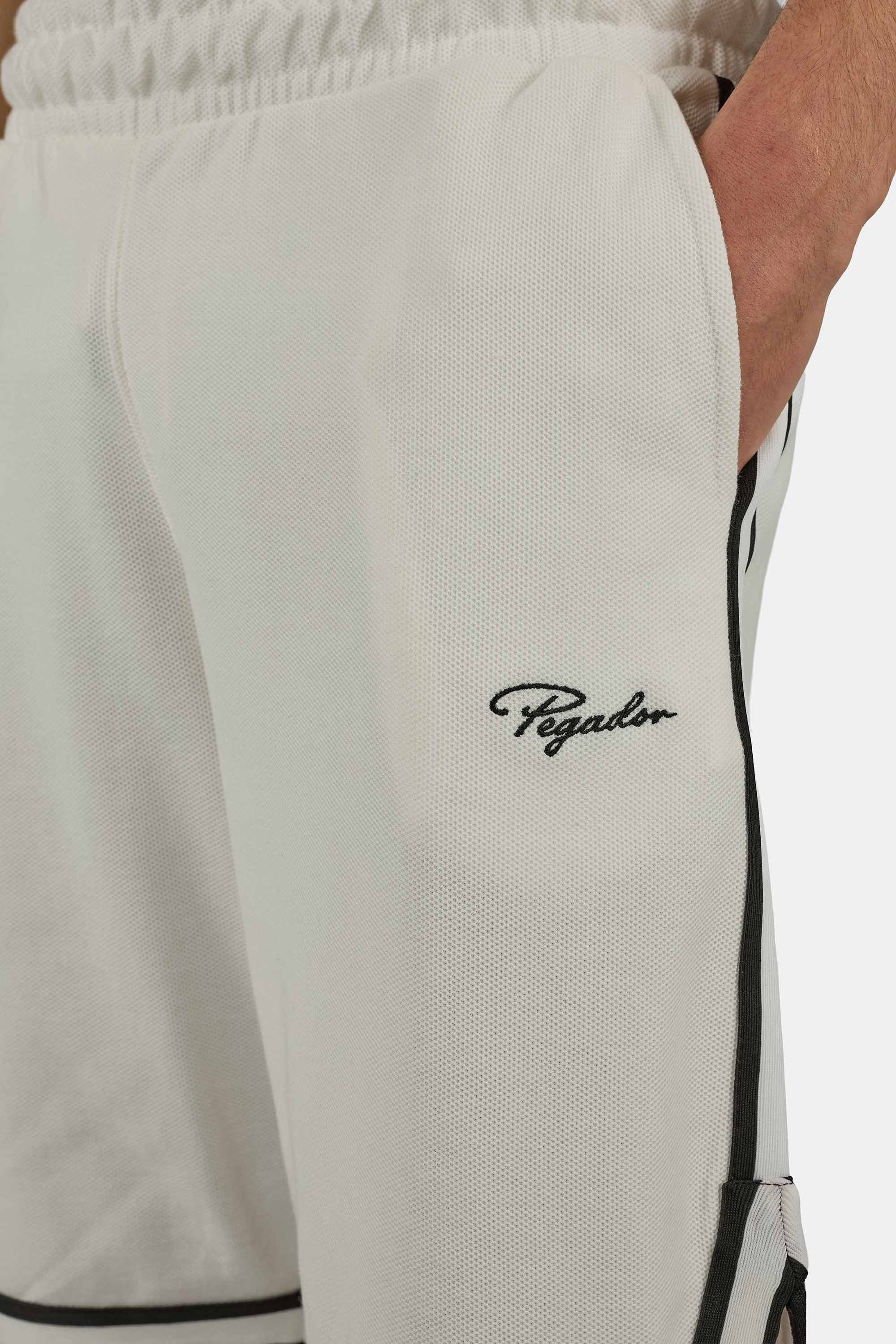 PEGADOR Sweatshorts »Signar Pique Basketball Shorts«  Baumwolle, regular fit