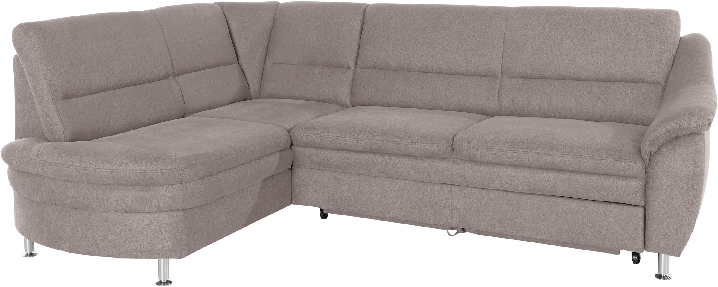 Places of Style Ecksofa »Cardoso L-Form«, Federkern, wahlweise mit Bett, Schubkasten