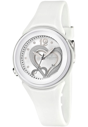 Quarzuhr »K5576/1«, Armbanduhr, Damenuhr, mit Herzmotiv