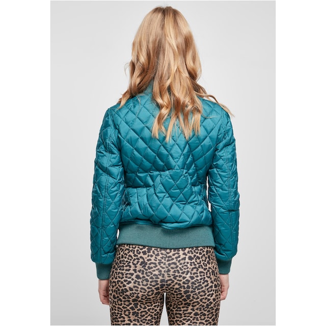 URBAN CLASSICS Outdoorjacke »Damen Ladies Diamond Quilt Nylon Jacket«, (1 St.),  ohne Kapuze online kaufen | BAUR