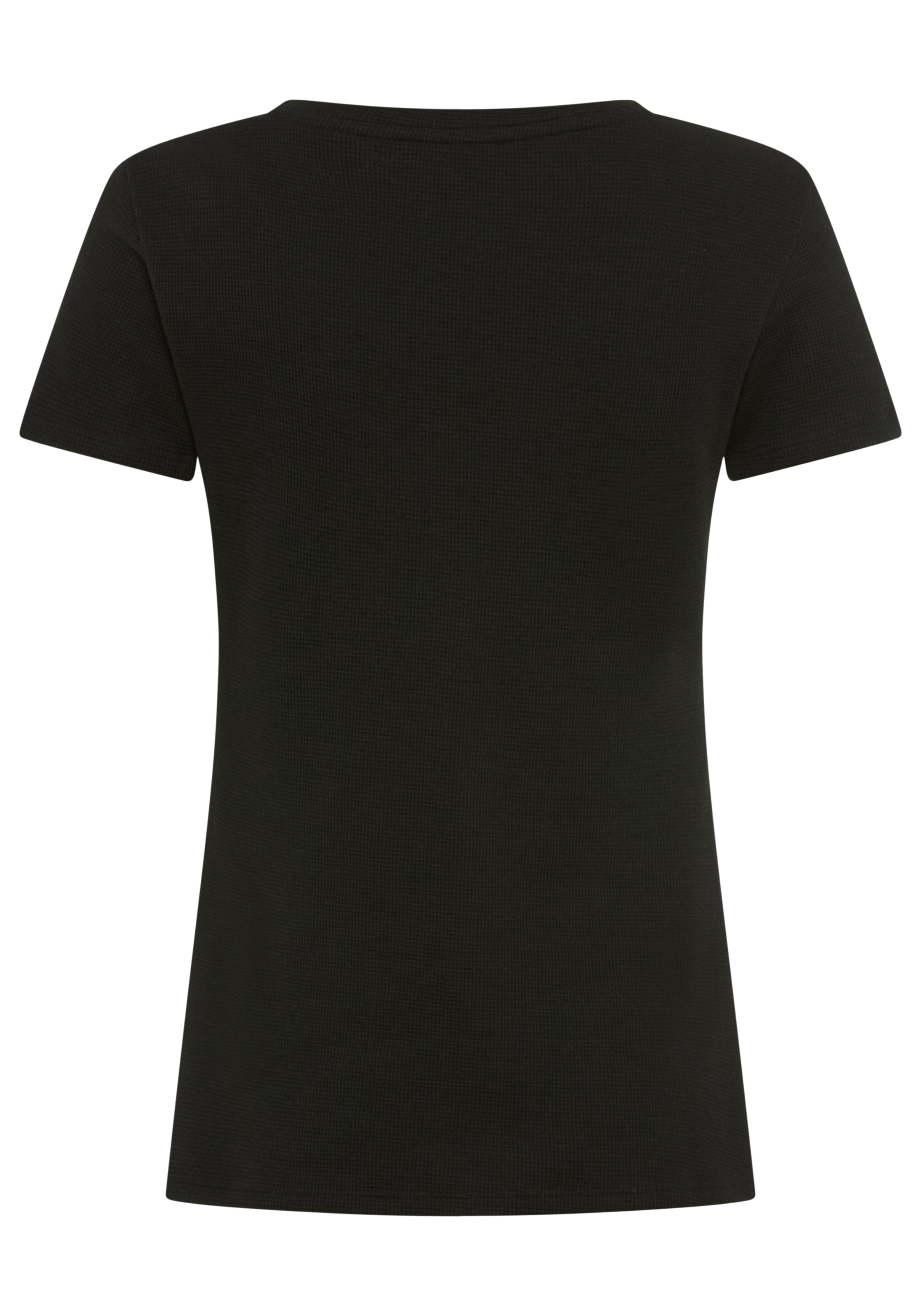 BOSS T-Shirt, Rundhalsausschnitt, Waffelstruktur günstig online kaufen