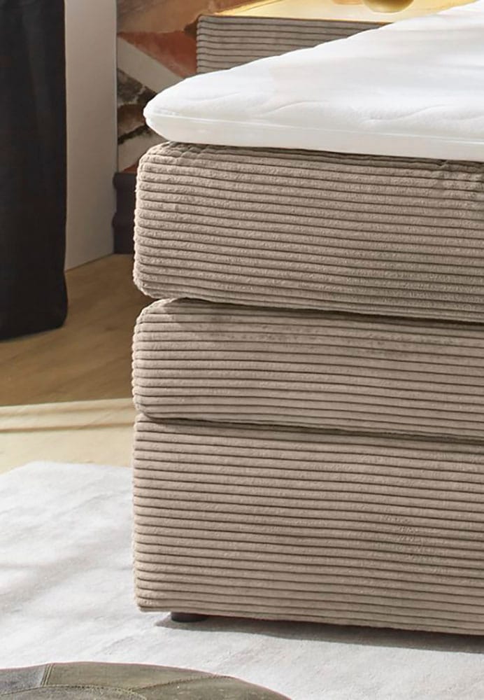 Jockenhöfer Gruppe Boxspringbett »Amy«, mit Bettkasten und Kaltschaum-Topper, erhältlich in 140 & 180cm Breite