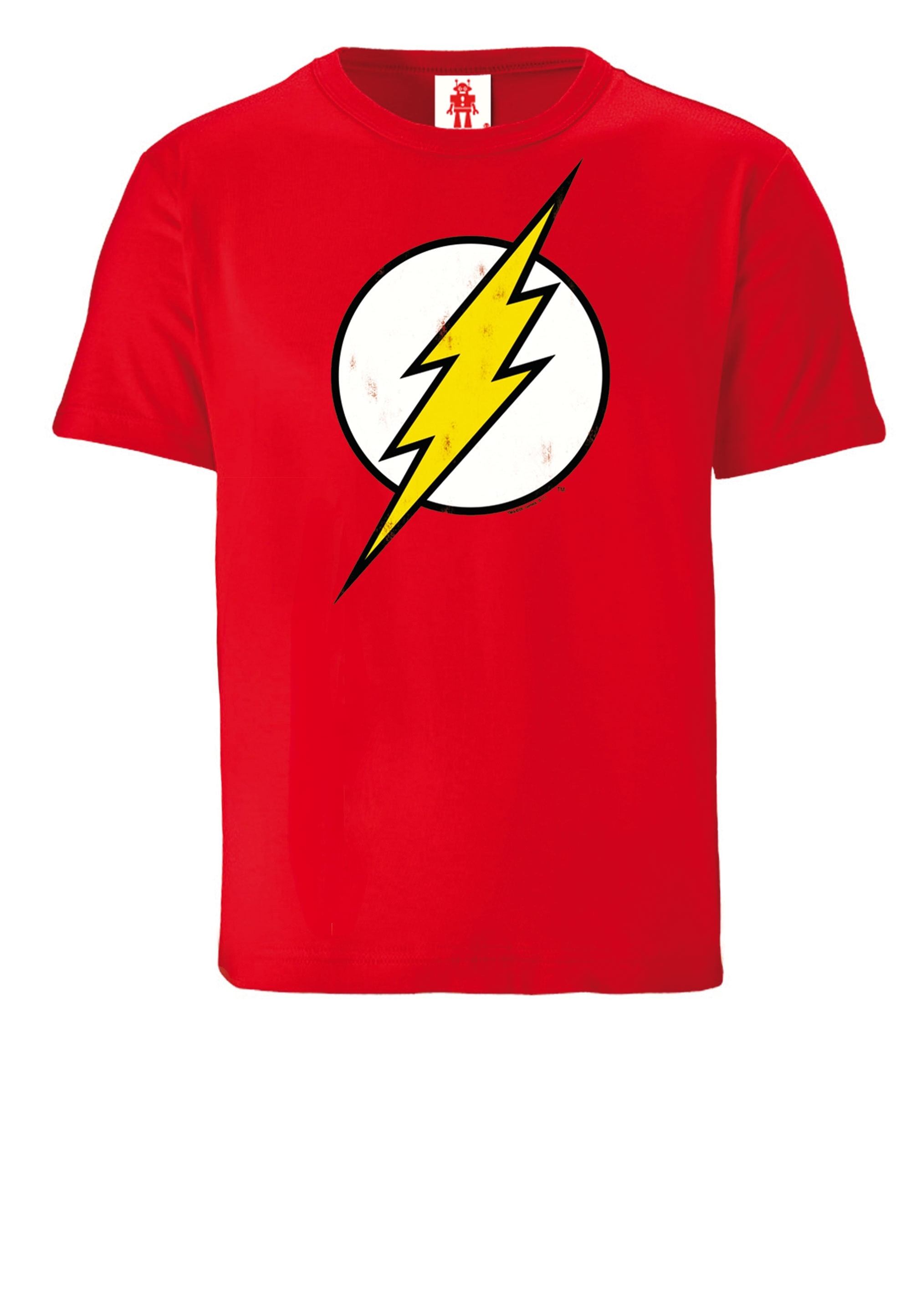 LOGOSHIRT T-Shirt »DC - Flash - Logo«, mit coolem Print