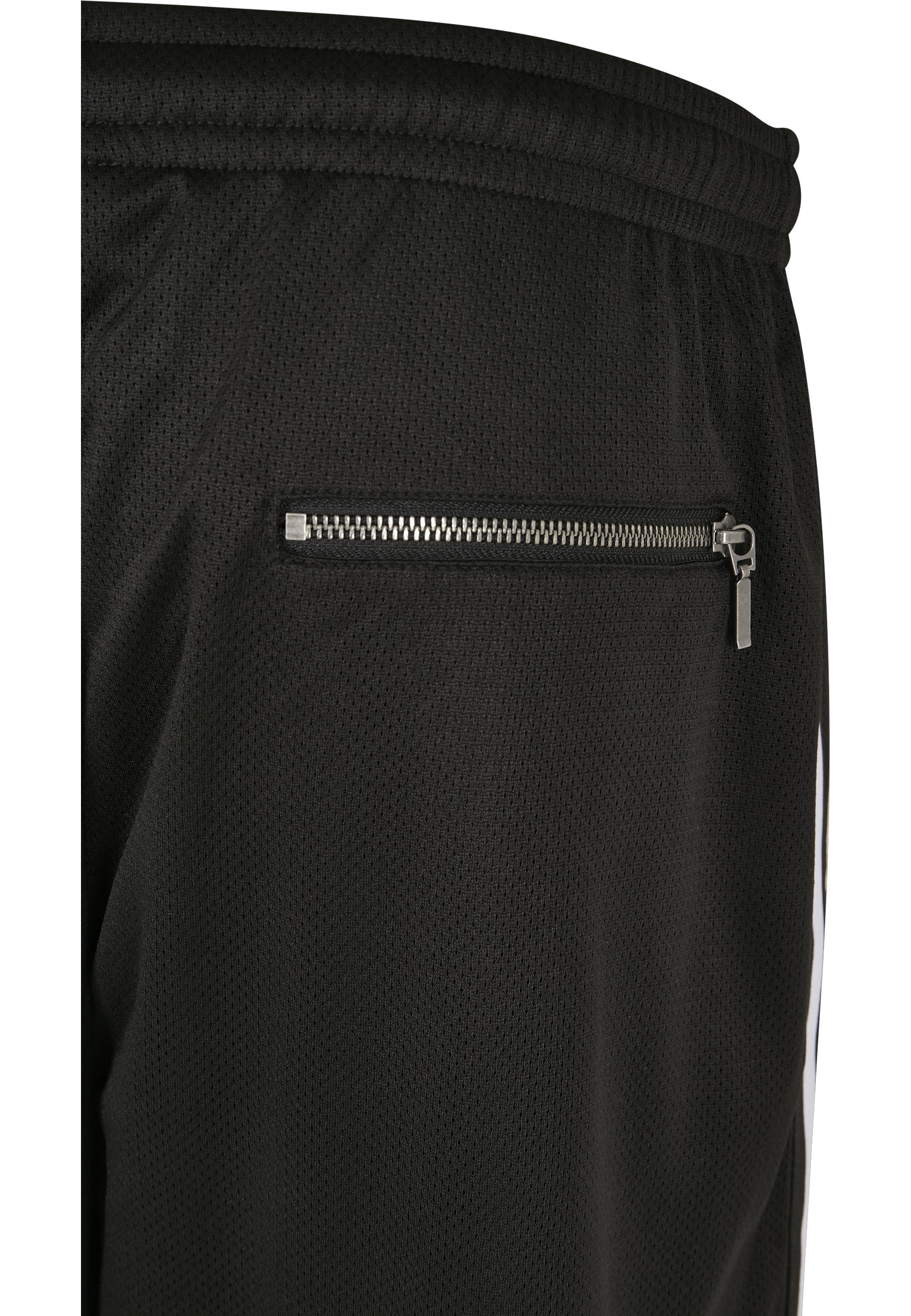 URBAN CLASSICS Shorts »Urban Classics Herren Premium Stripes Mesh Shorts«