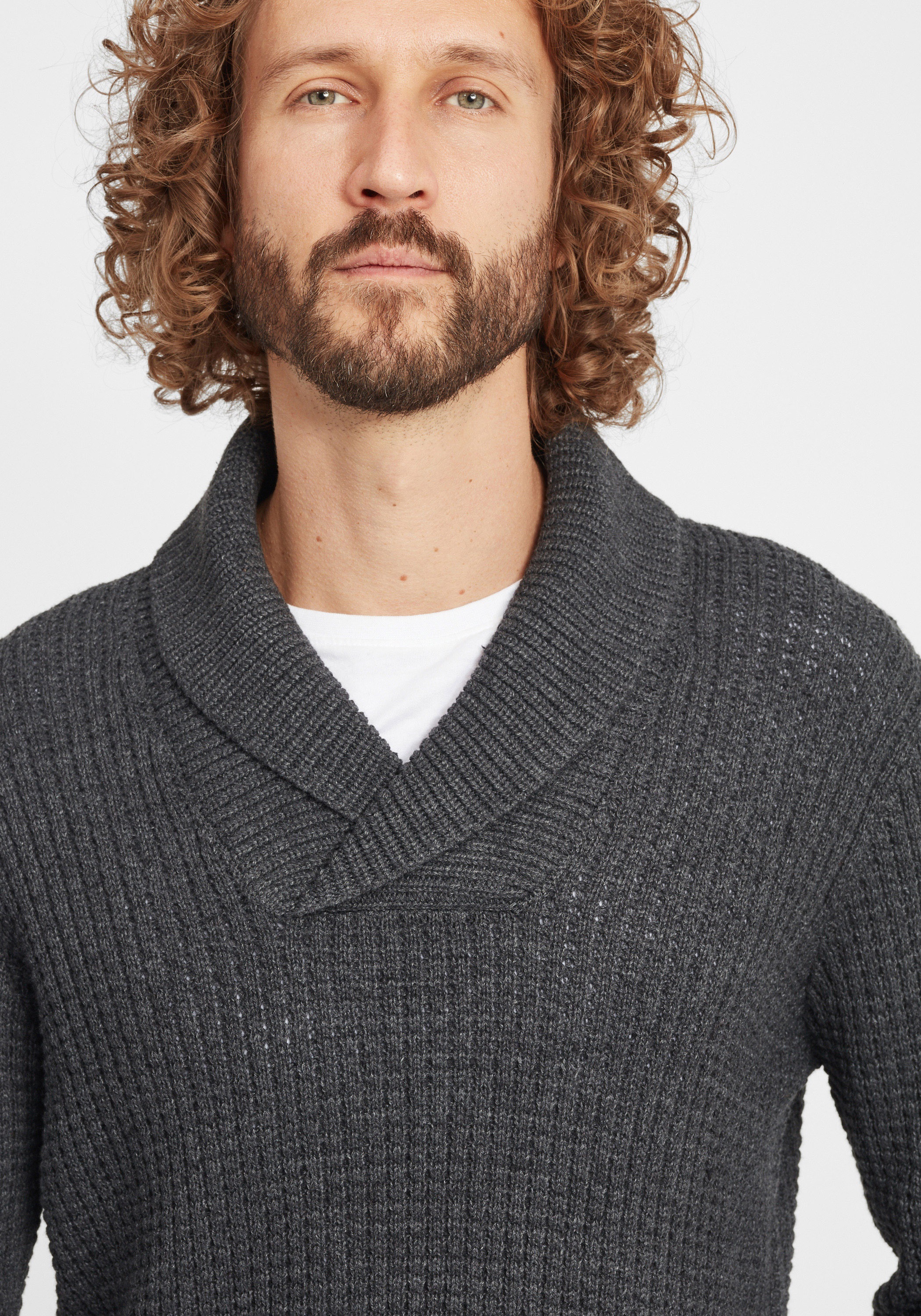 !Solid Strickfleece-Pullover »Strickpullover SDMapari«