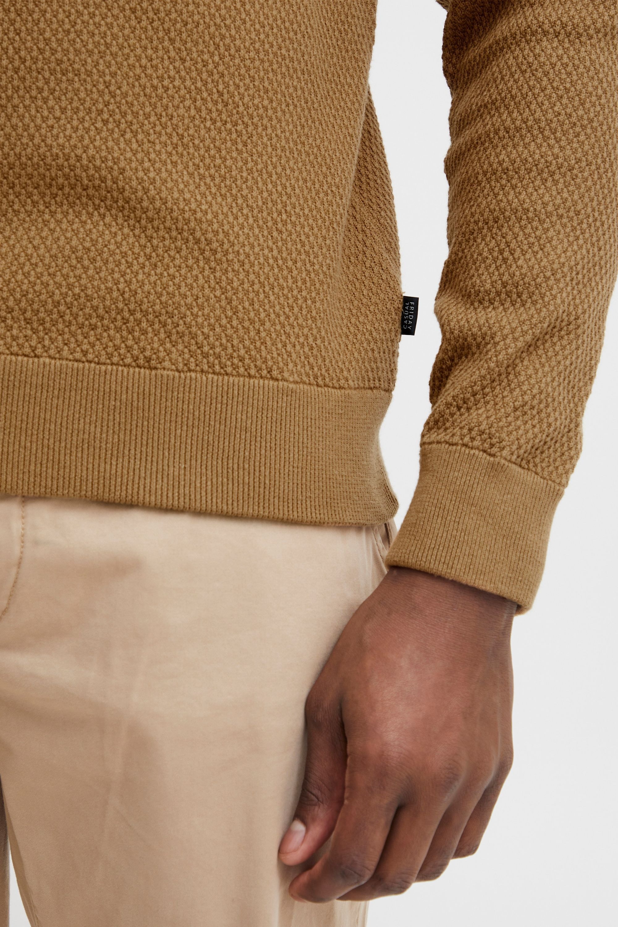 Casual Friday Rundhalspullover »Strickrundhalspullov CFKarlo«