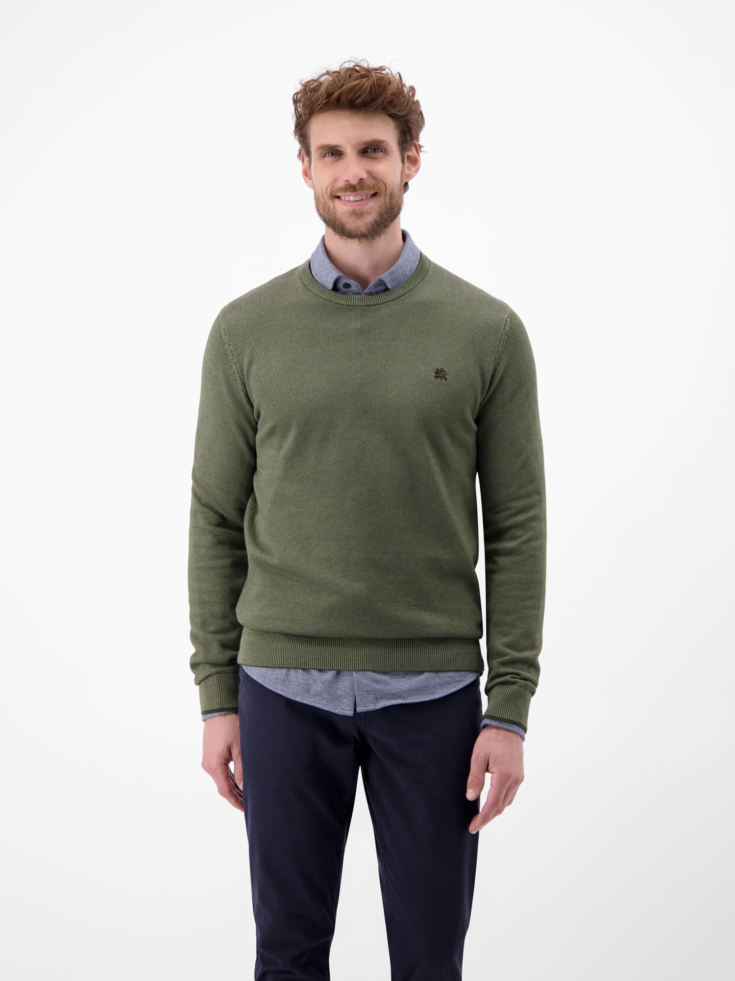 LERROS Strickpullover "Sportiver Strickpullover" günstig online kaufen