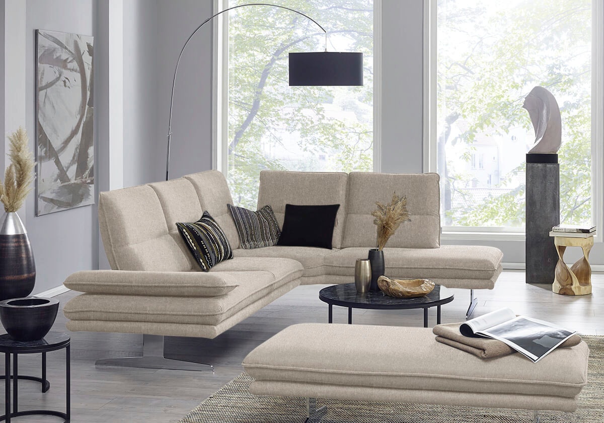 W.SCHILLIG Ecksofa "broadway, Designsofa, mit tollem Sitzkomfort, L-Form", günstig online kaufen