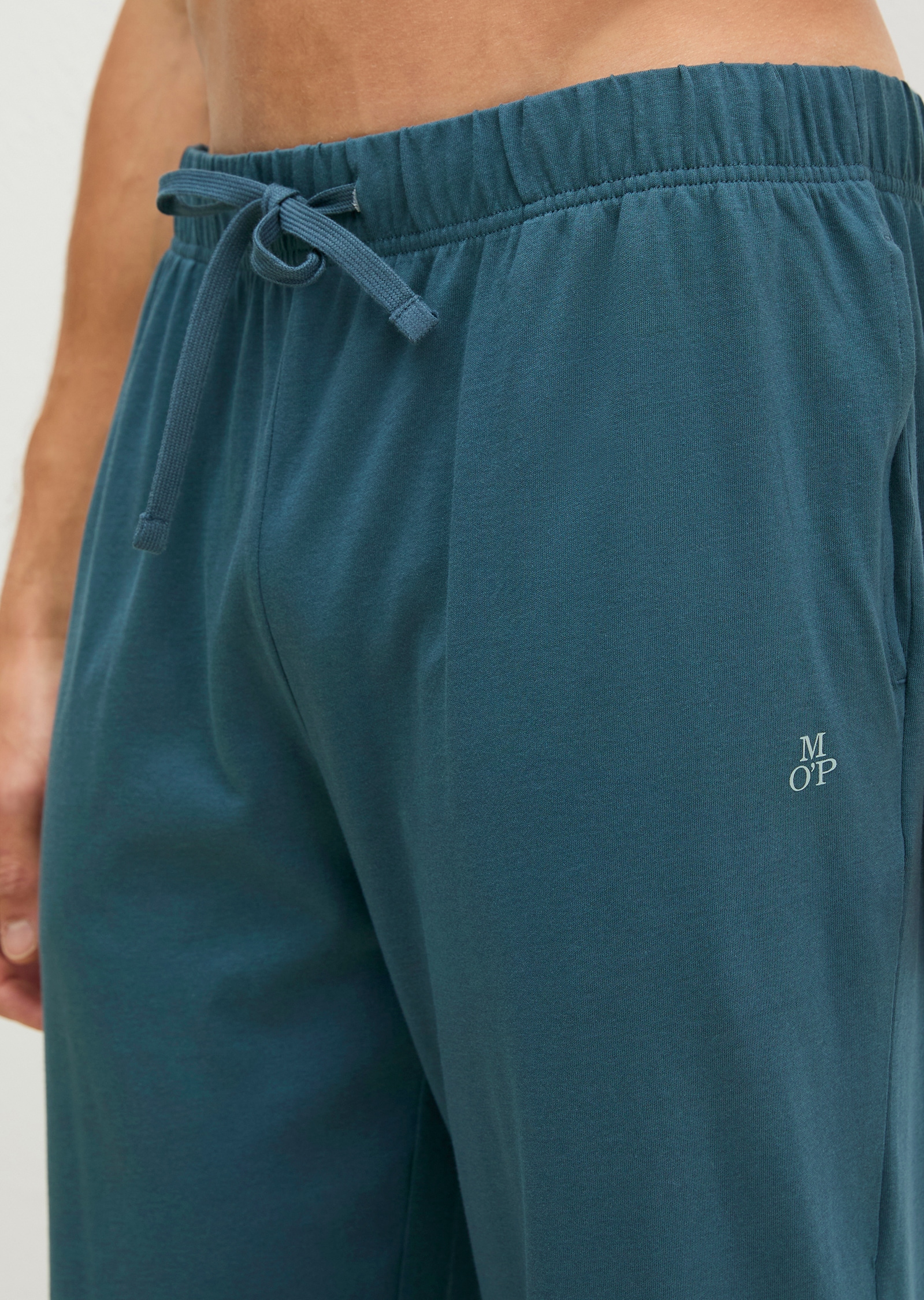 Marc O'Polo Pyjamahose »Mix N Match Cotton«  mit seitlichen Taschen, Gummizug und Bindekordel