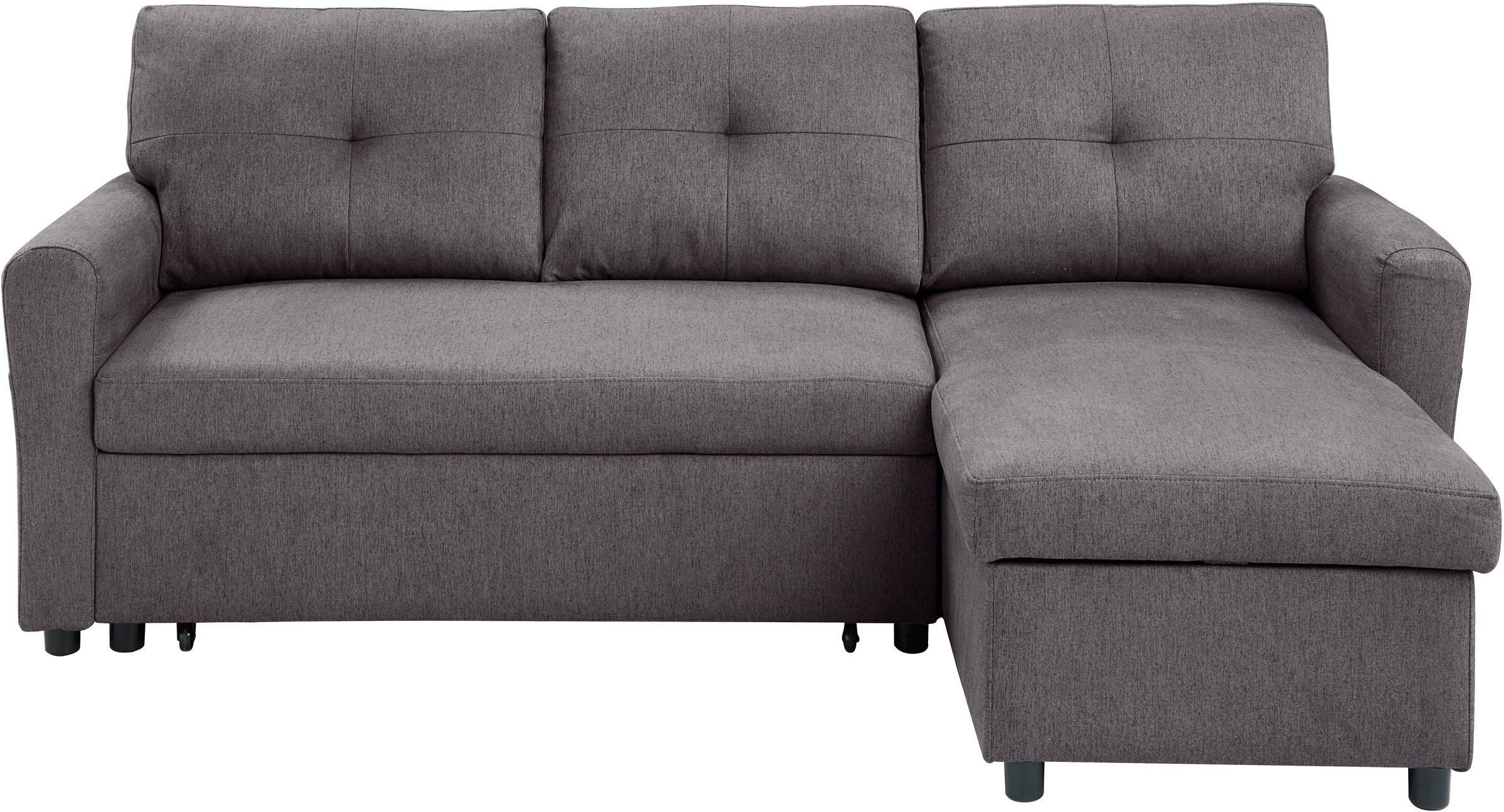 Thumbnail - ATLANTIC home collection Schlafsofa "Gustavo L-Form, B: 199 cm" mit Bettfunktion, Bettkasten & seitlichen Taschen