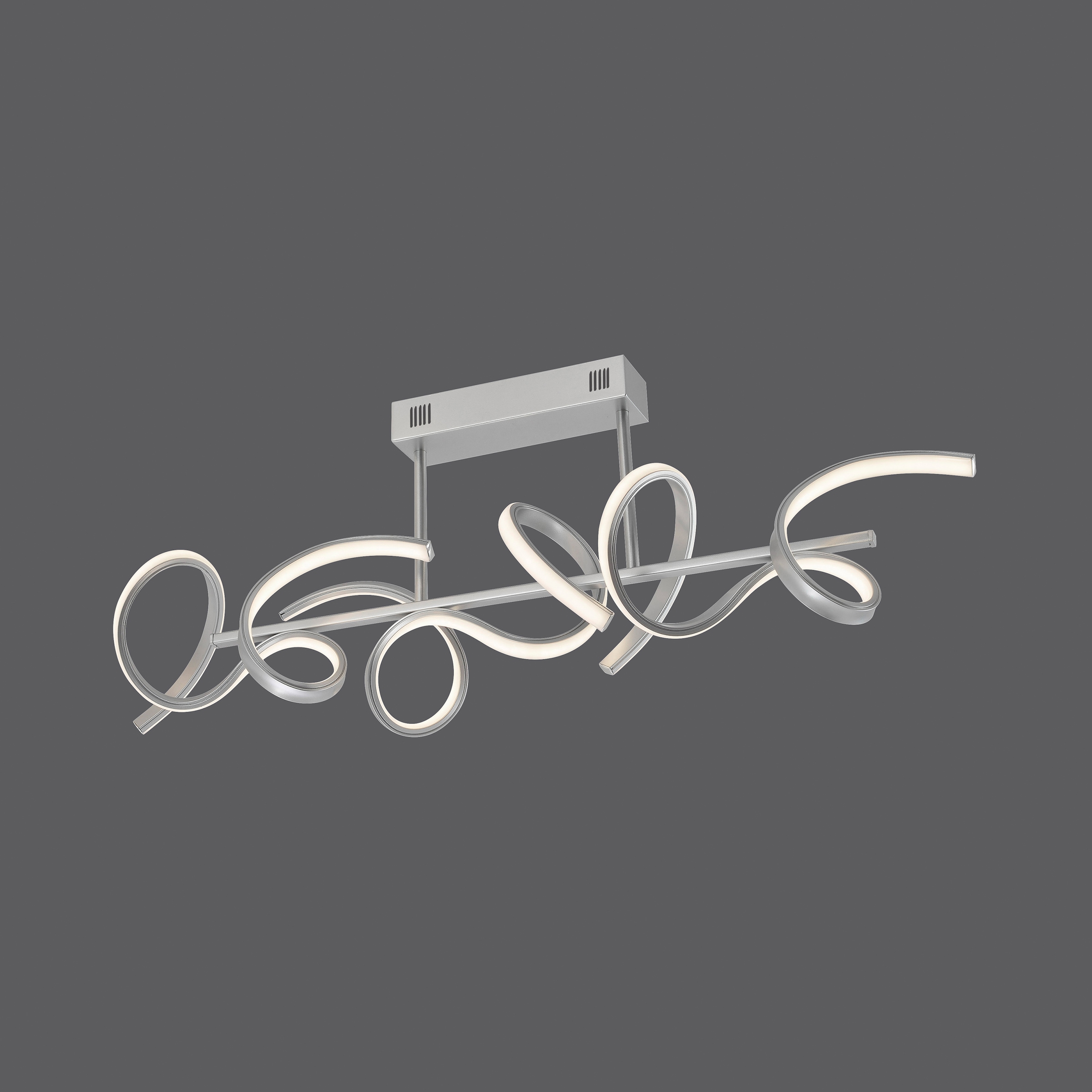 JUST LIGHT LED Deckenleuchte »CURLS«, 3 flammig, Leuchtmittel LED-Board | LED wechselbar, LED Deckenlampe