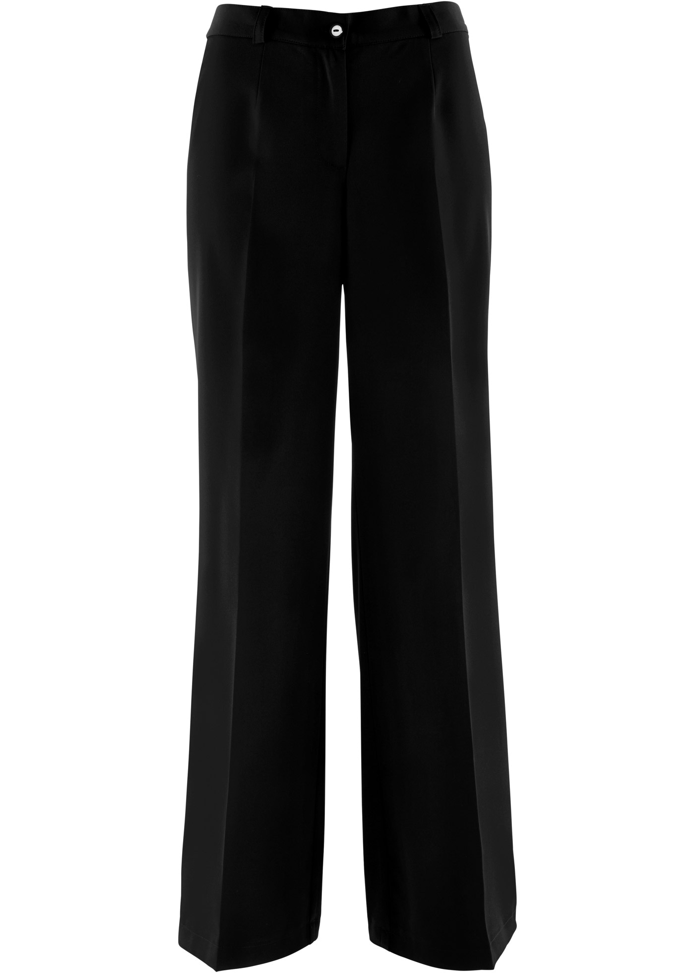 bonprix Marlene-Hose  mit weitem Bein, Bügelfalte und bequemem Bund