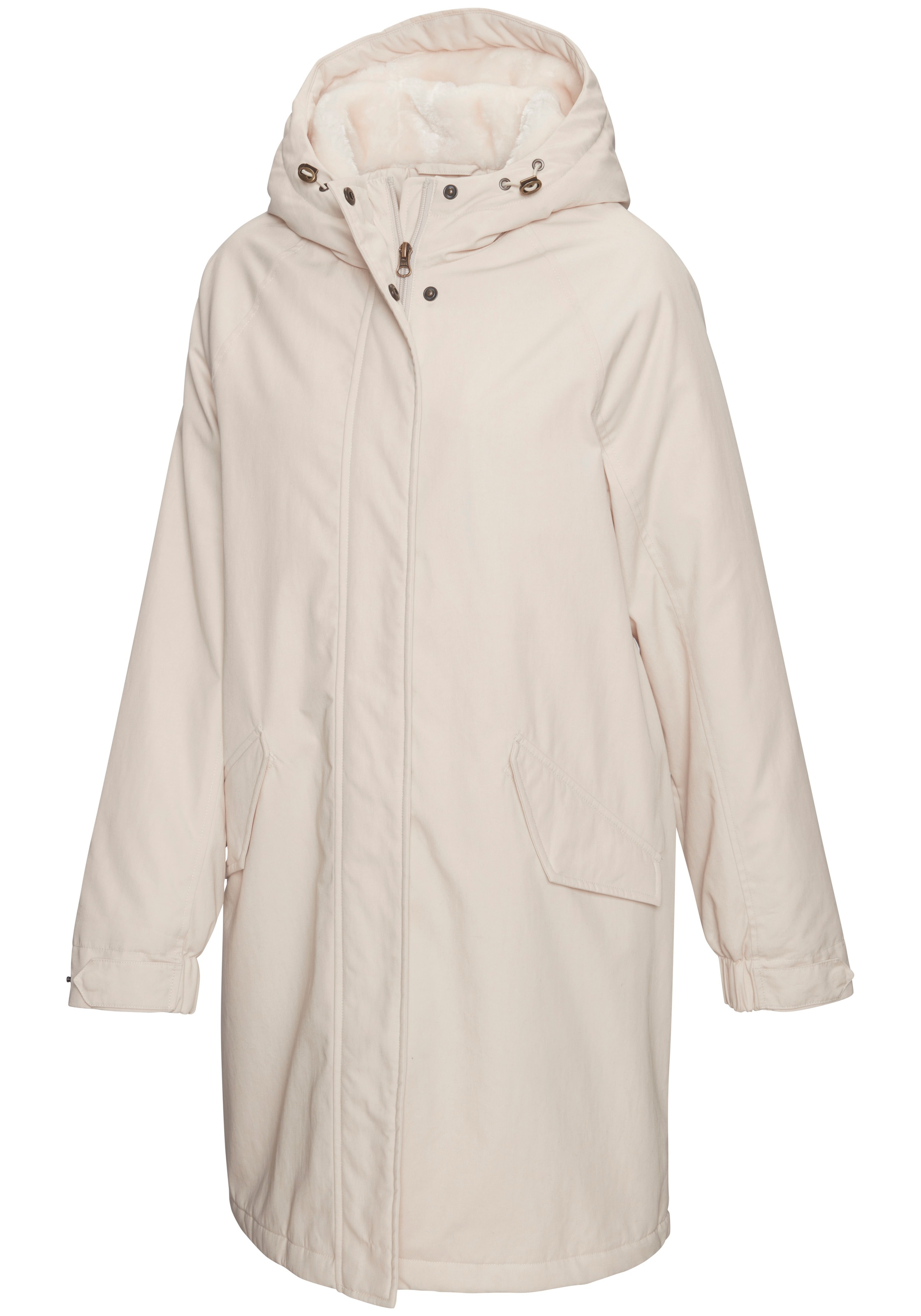 French Connection Parka mit Kapuze mit Teddyfell-Kapuze