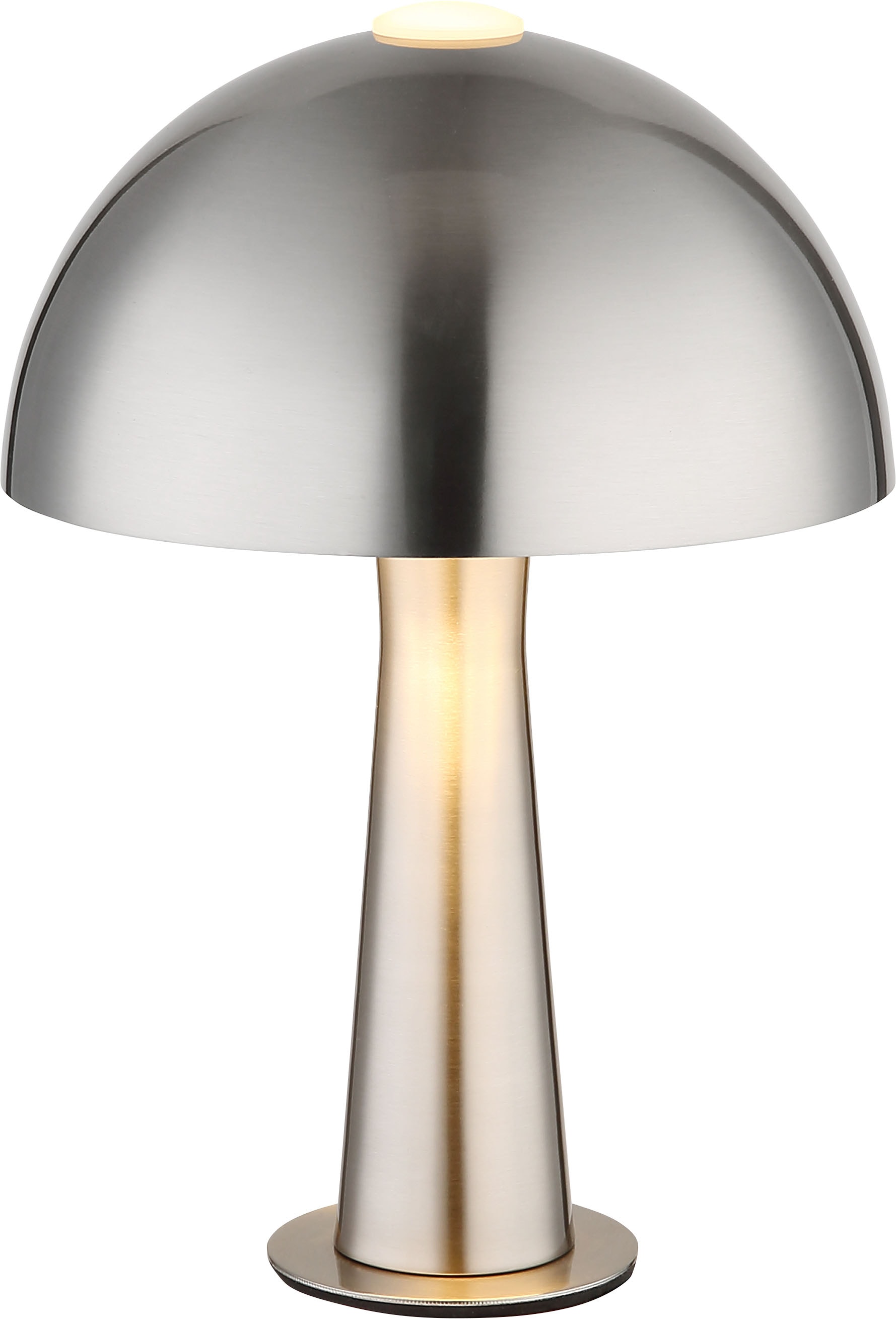 NOWA Tischleuchte »JULIA« E14 1 Stk. Pilzlampe, Fassung E14, mit praktischem Wippschalter, Höhe 28,5 cm