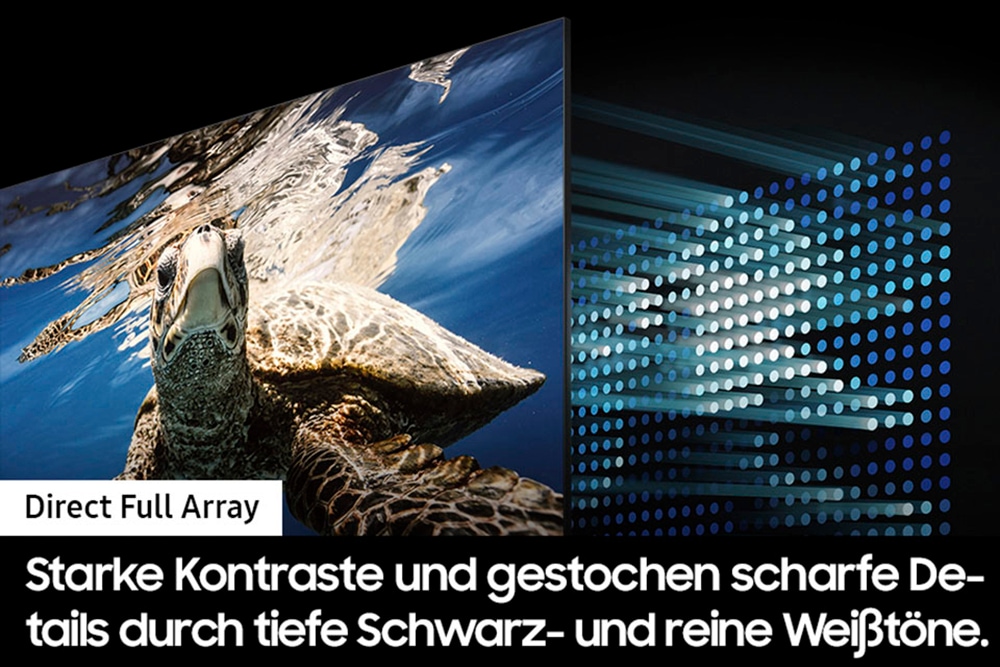 Samsung QLED-Fernseher »GQ65Q80DAT«, 4K Ultra HD, Smart-TV, Neural Quantum 4K AI Gen2 Prozessor, bis zu 120Hz