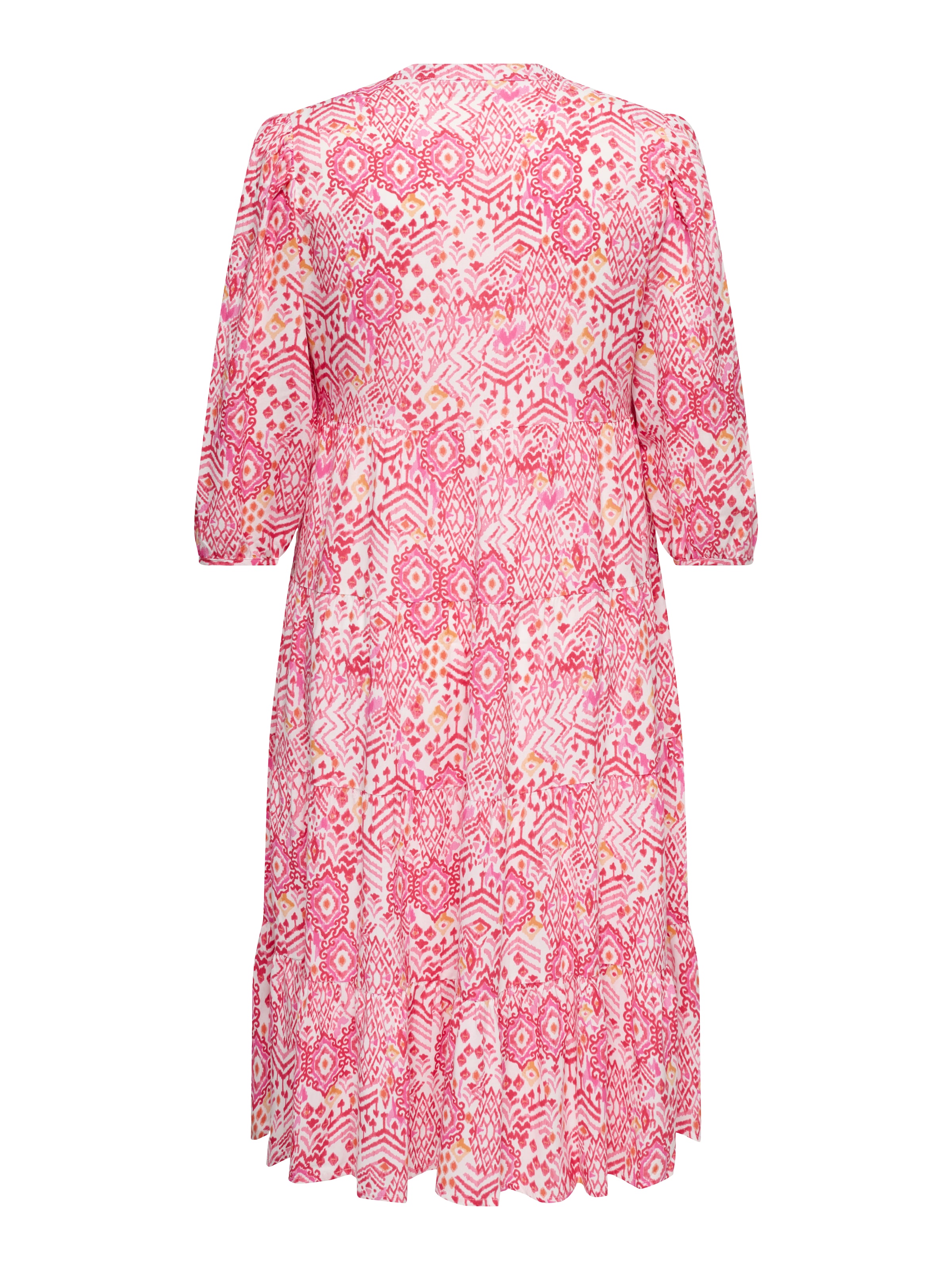 ONLY CARMAKOMA Tunikakleid »CARMILANA 3/4 DRESS WVN NOOS«, Sommerkleid