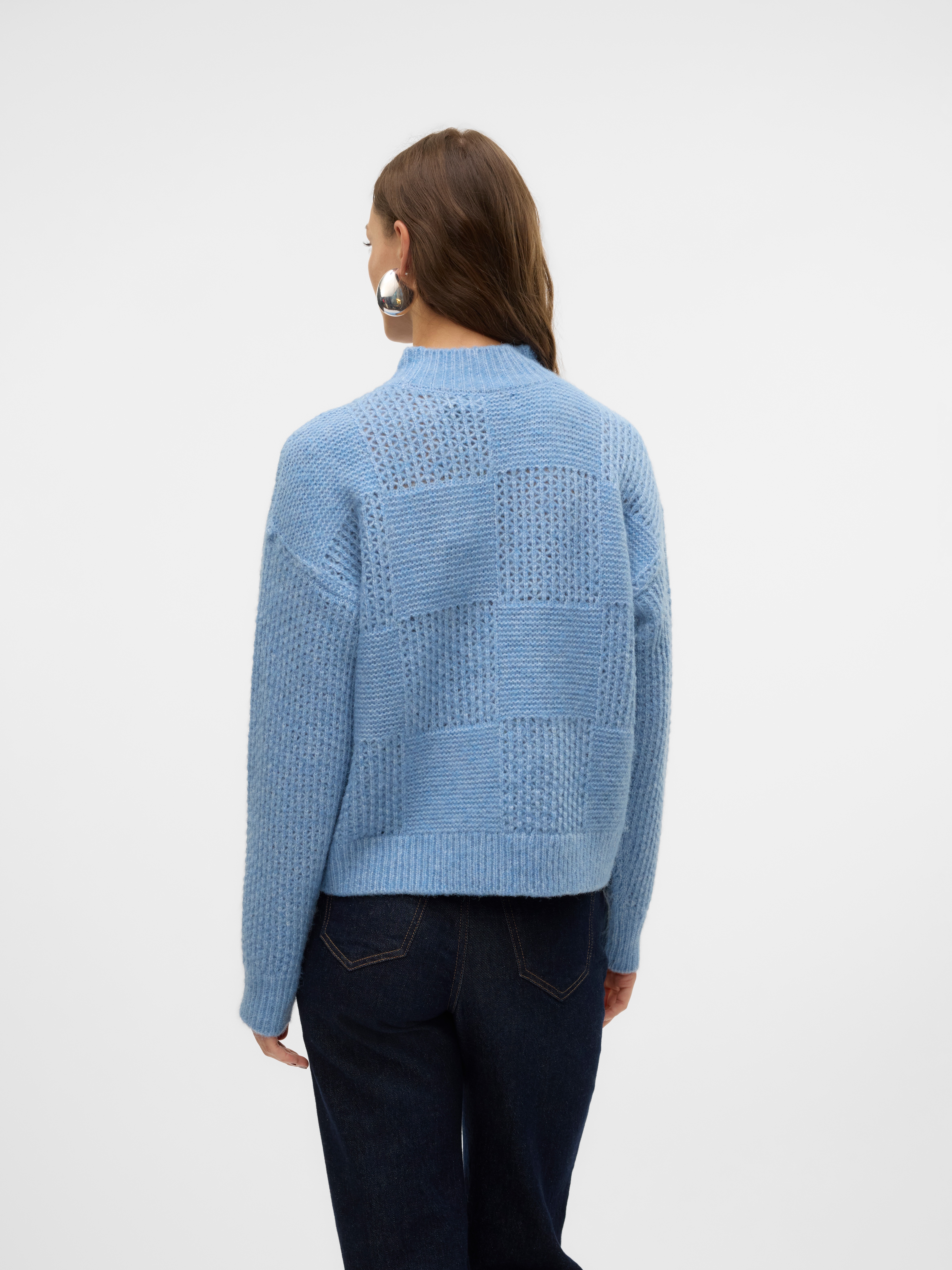 Thumbnail - Vero Moda Strickpullover "VMMOON LS HIGHNECK PULLOVER GA BF"