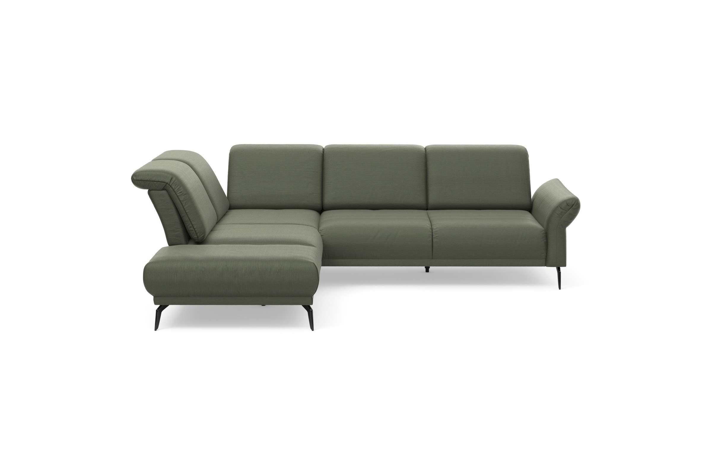 Home affaire Ecksofa "Coco L-Form" Sitztiefen-, Arm- und Kopfteilverstellun günstig online kaufen