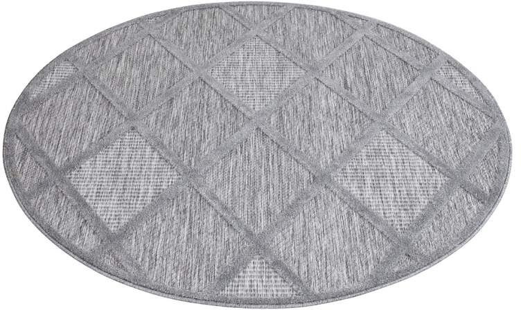 Carpet City Teppich "In-& Outdoorteppich Santorini 457, 3D-Effekt, Raute-Lo günstig online kaufen