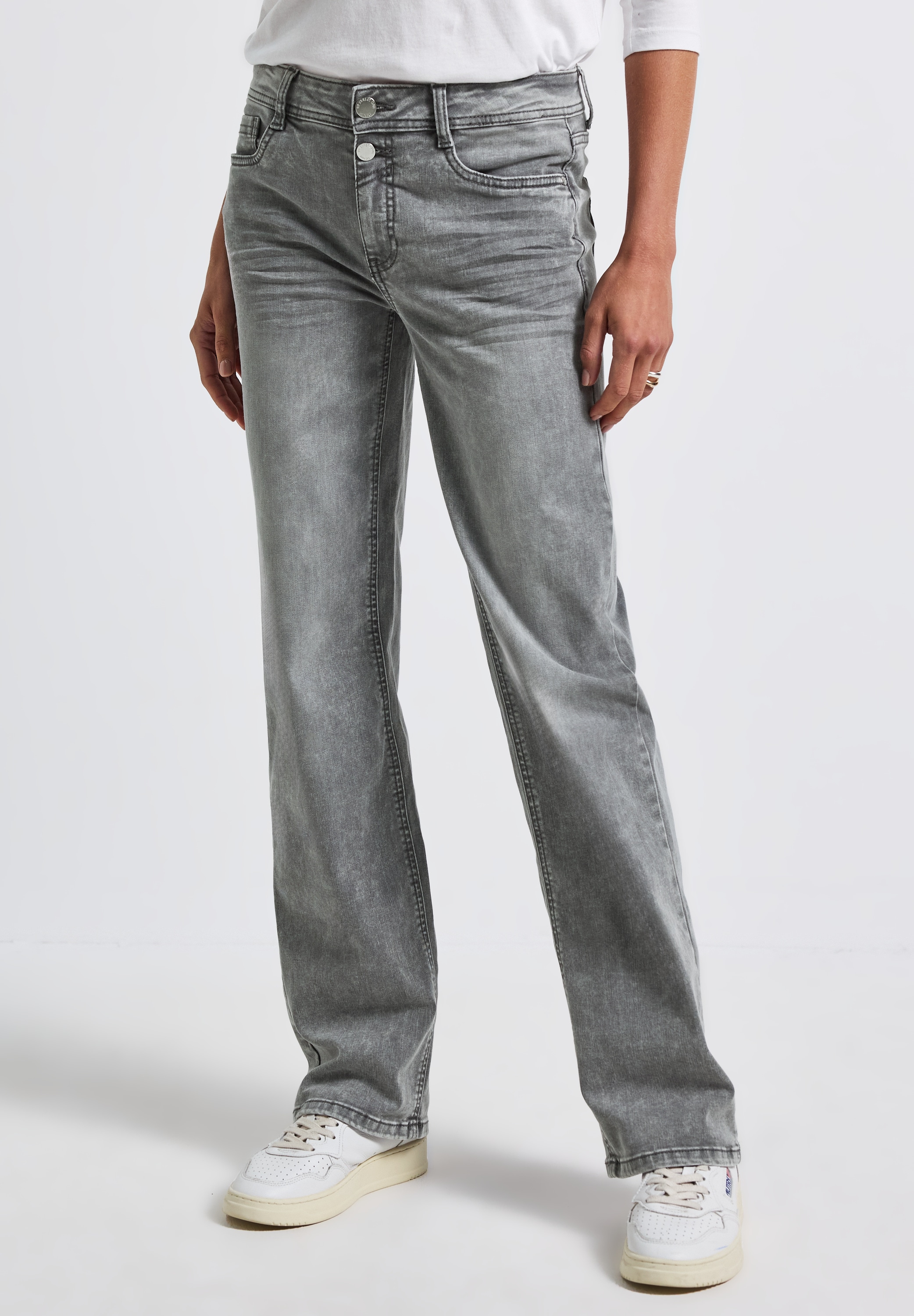 STREET ONE Comfort-fit-Jeans, Middle Waist