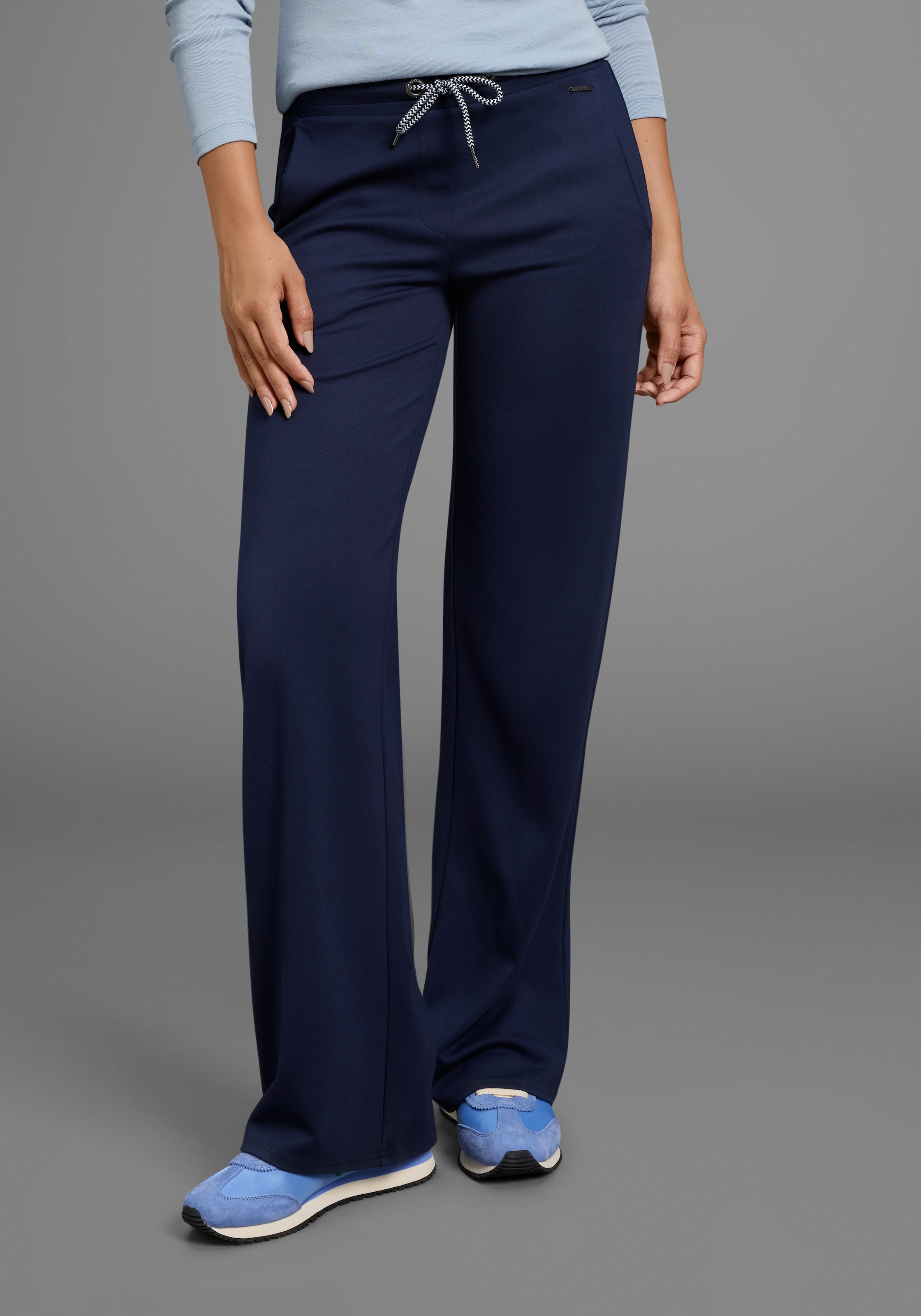 KangaROOS Palazzohose, im Loose Fit mit Kordelzug günstig online kaufen
