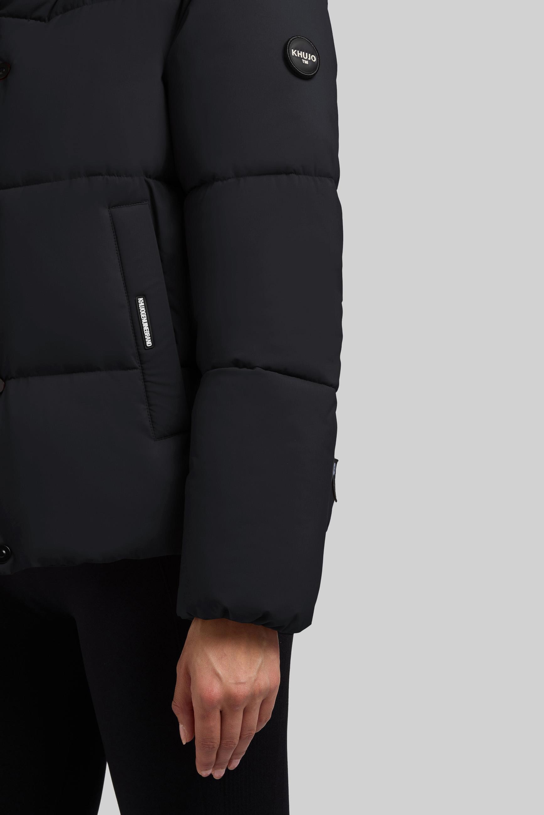 khujo Winterjacke »Rinja2 Matt« ohne Kapuze Warme Steppjacke mit hohem Kragen