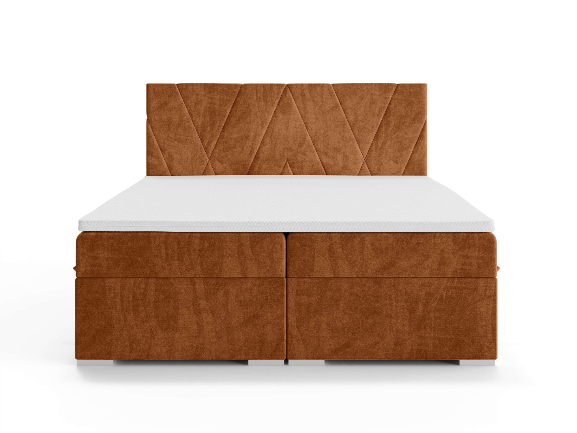 Places of Style Polsterbett »Liania mit Matratze und Topper, in 2 Breiten (160 und 180 cm)«, Boxspringbett mit Bettkasten, Matratze (BFK/TFK) und Topper