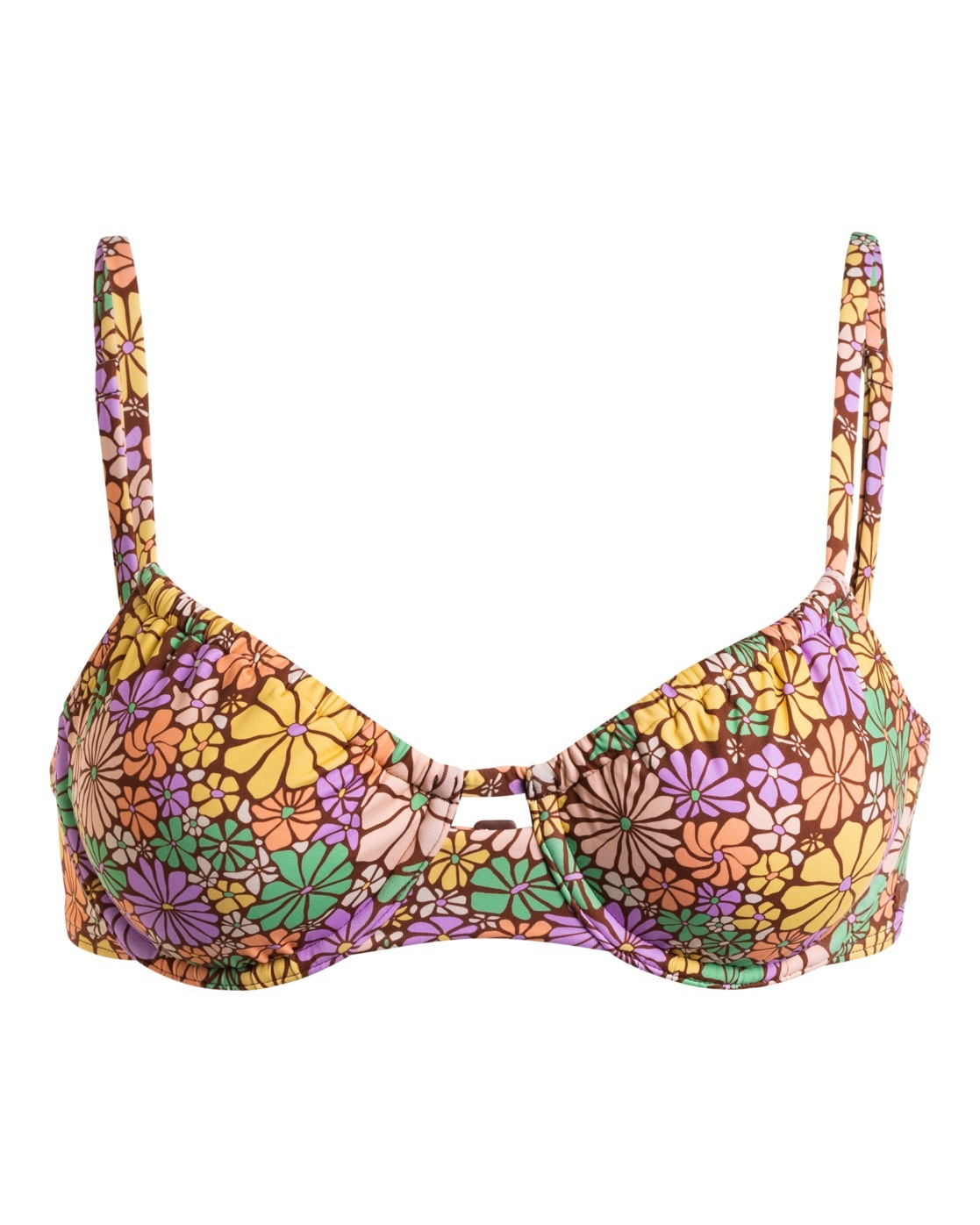 ROXY Damen Badeanzug "All About Sol"root beer all about sol mini, Gr. XL, 87% Nylon, 13% Elasthan, Badeanzüge