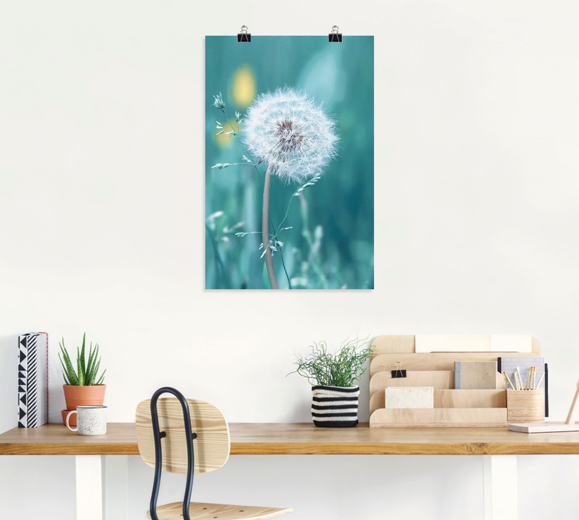Artland Wandbild »Pusteblume«, Blumen, (1 St.), als Leinwandbild, Poster, Wandaufkleber in verschied. Größen
