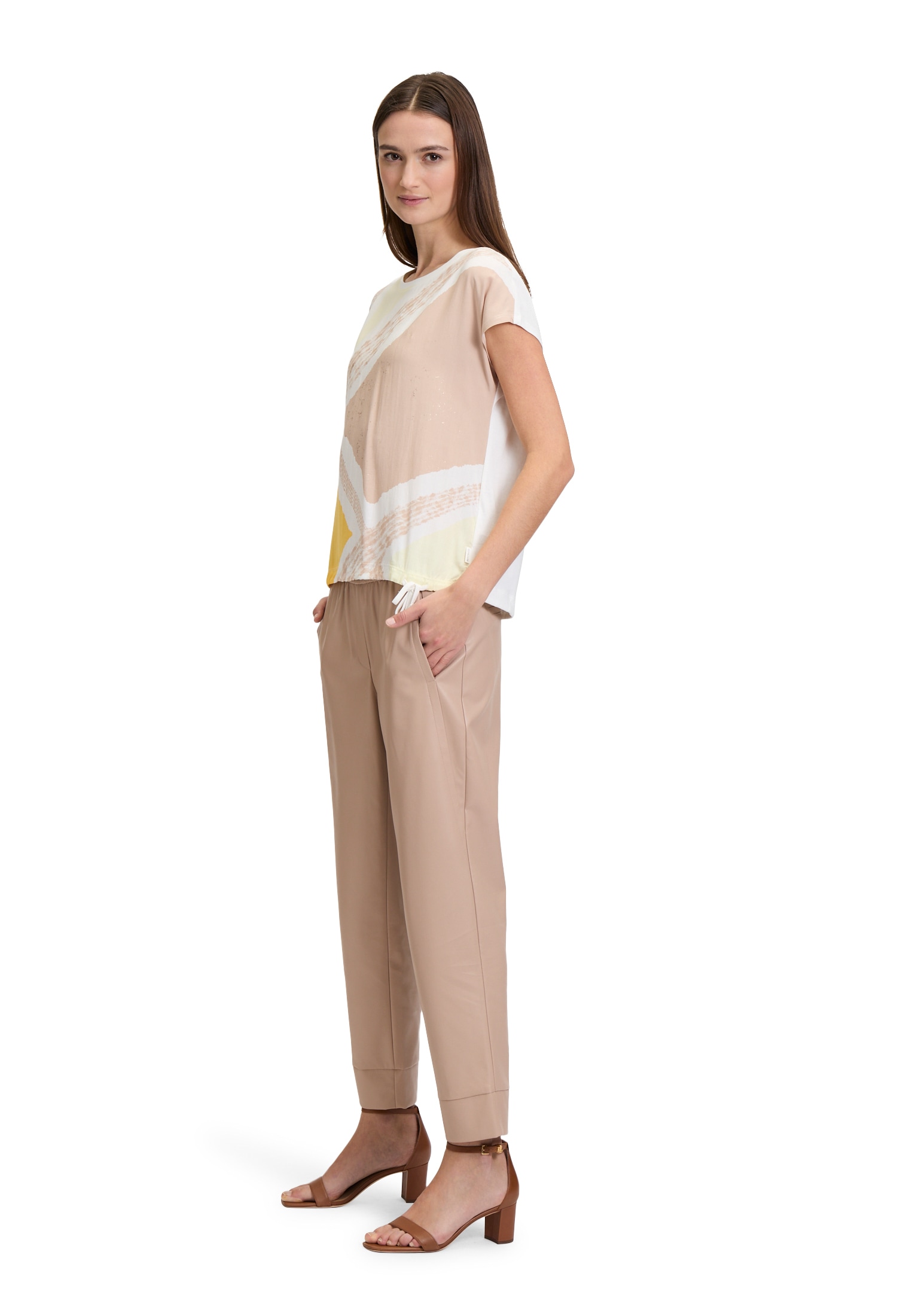 Betty&Co Kurzarmshirt »Betty & Co Damen Casual-Shirt mit Print«, (1 tlg.), Druck