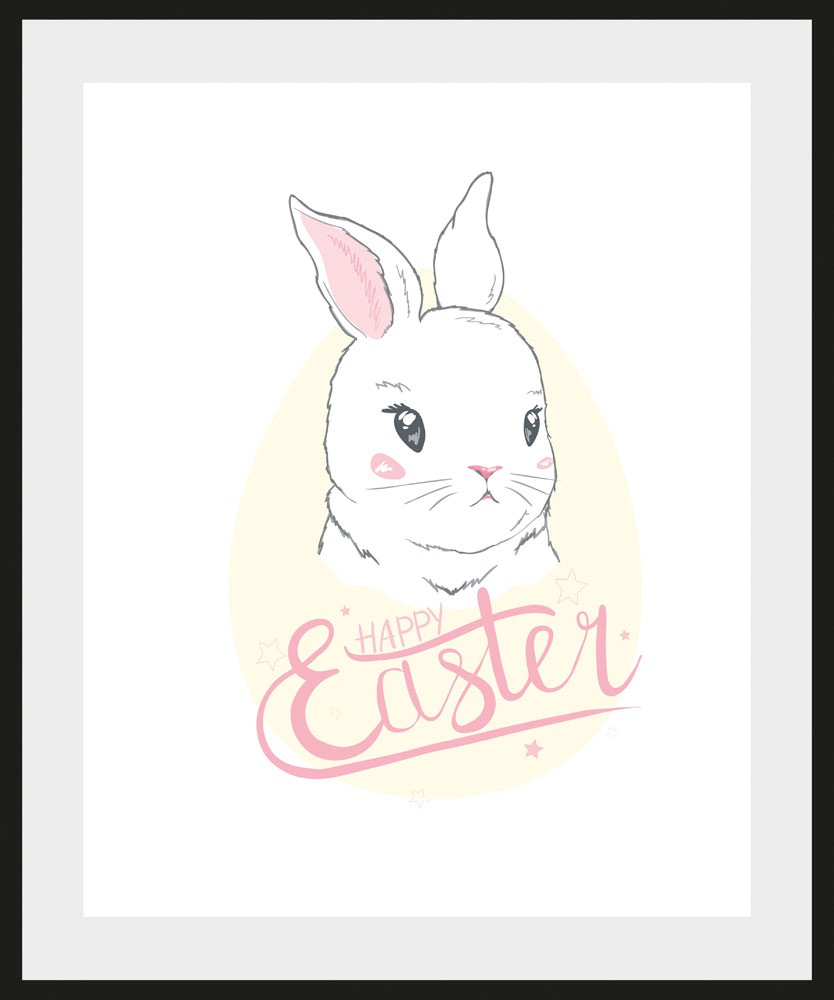 queence Bild "Abilou", Hase-Hasen-Haustiere-Kunst-Ostern, (1 St.), 50x40, m günstig online kaufen