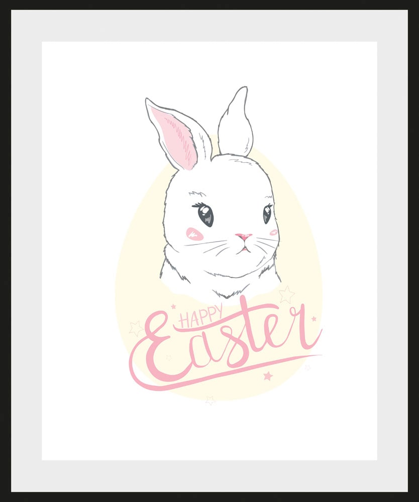 queence Bild "Abilou", Hase-Hasen-Haustiere-Kunst-Ostern, (1 St.), HD Premi günstig online kaufen