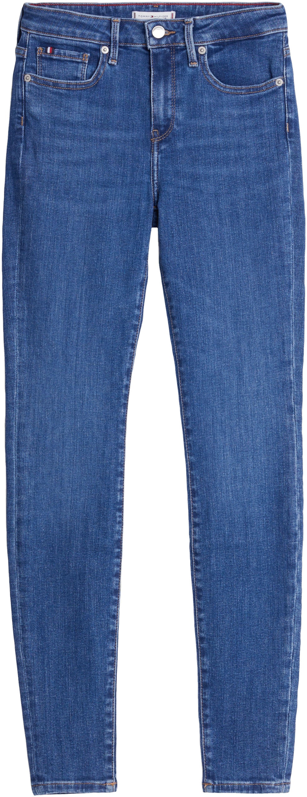 Tommy Hilfiger Skinny-fit-Jeans »HERITAGE COMO SKINNY RW«, (TH FLEX COMO SKINNY RW), mit Tommy Hilfiger Logo-Badge