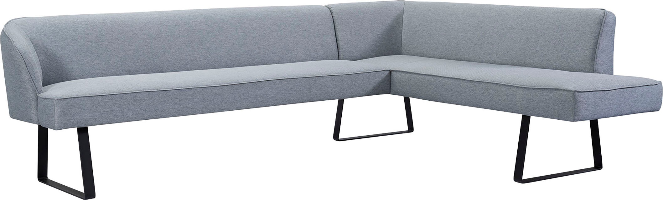 Exxpo Americano Corner Bench Silver 3