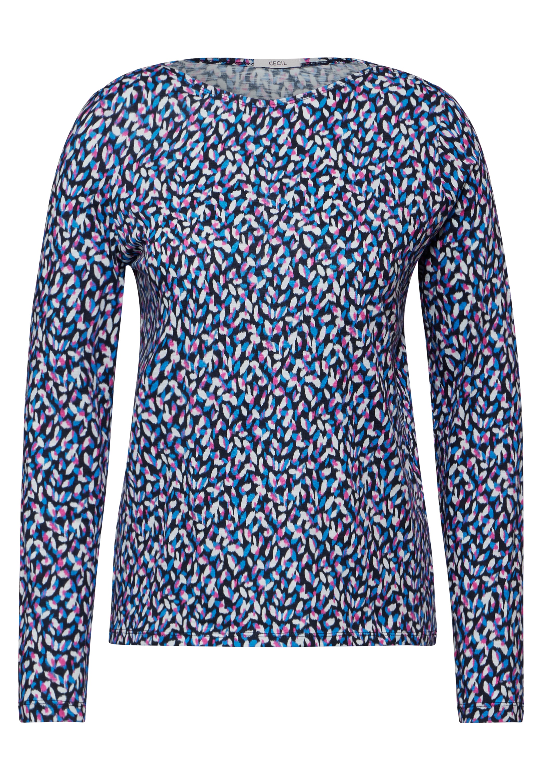 Cecil Langarmshirt, mit U-Boot-Ausschnitt