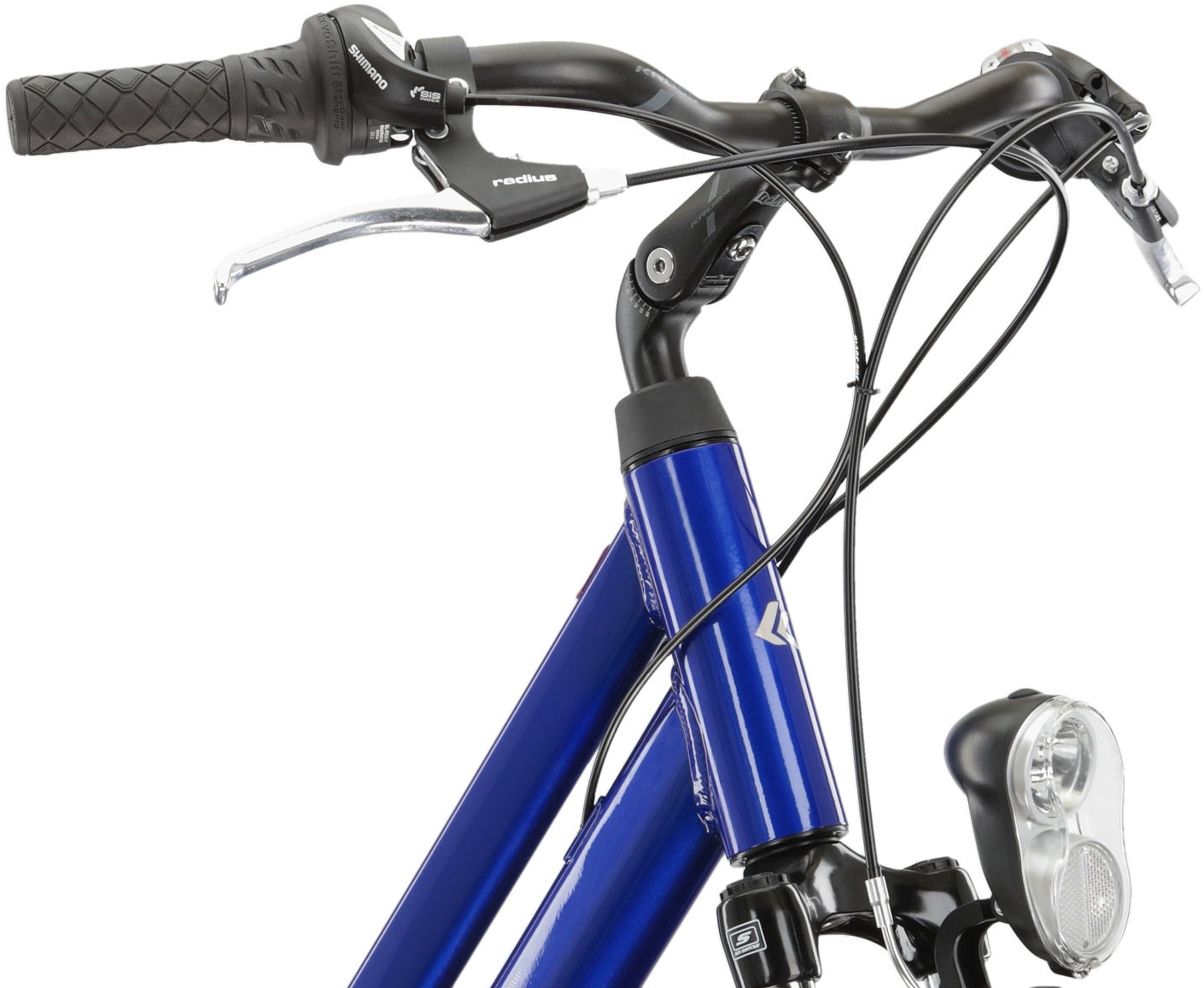 Kross Cityrad »KROSS Citybike Sentio 2.0 blau 21 Gänge«, 21 Gang, Shimano, ALTUS M310 Schaltwerk, Kettenschaltung
