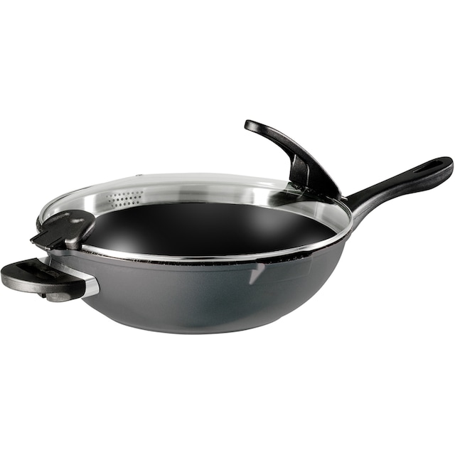 STONELINE Wok, Aluminiumguss, Ø 32 cm, abnehmbare Griffe, Induktion kaufen  | BAUR