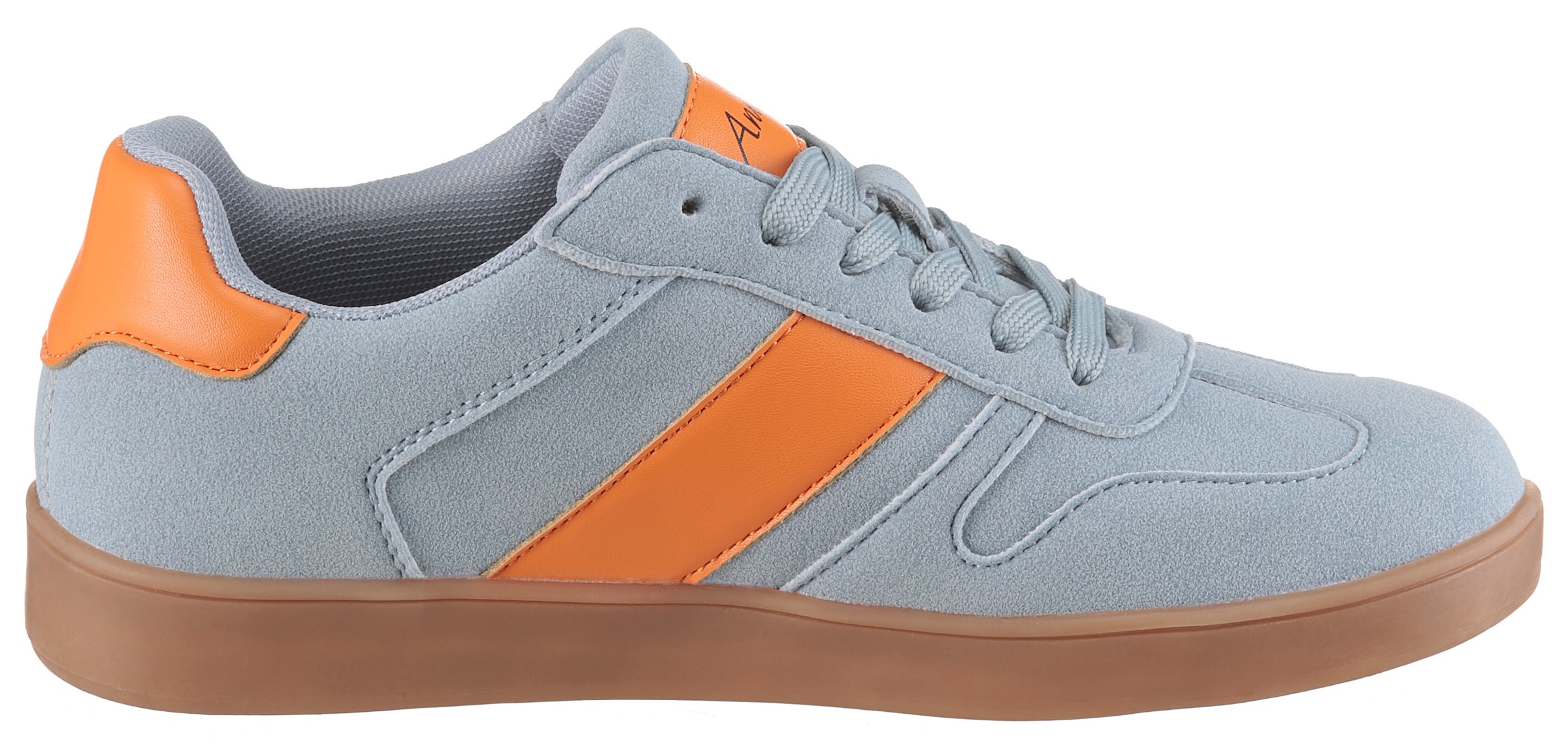 Aniston Aniston Women's Low Sneaker Light Blue-Orange 37 6