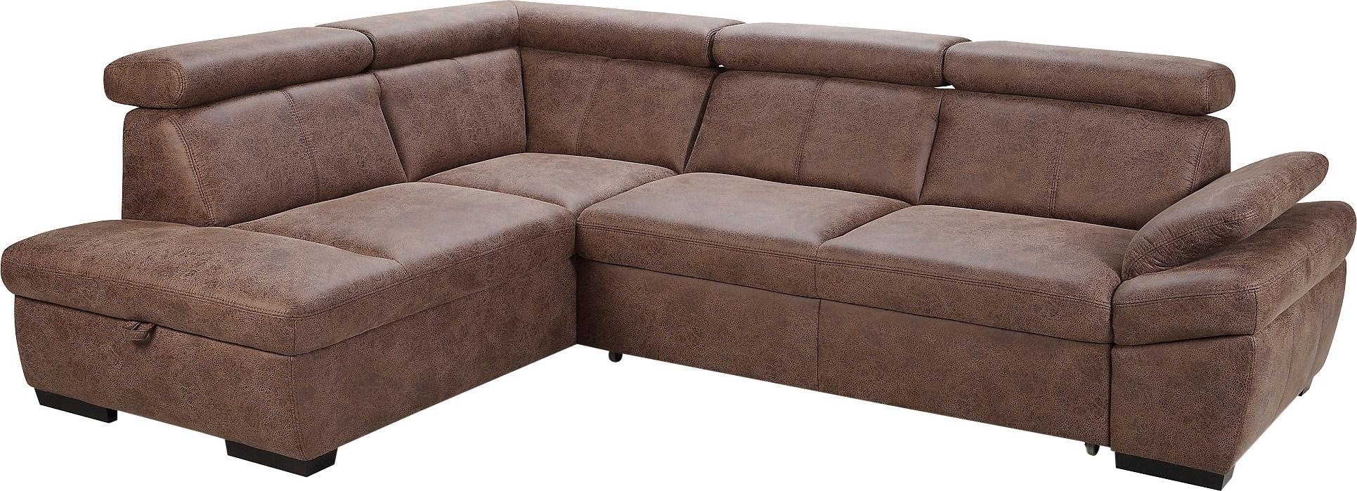 exxpo - sofa fashion Ecksofa "Salerno, Funktionssofa, hoher Sitzkomfort, Br günstig online kaufen