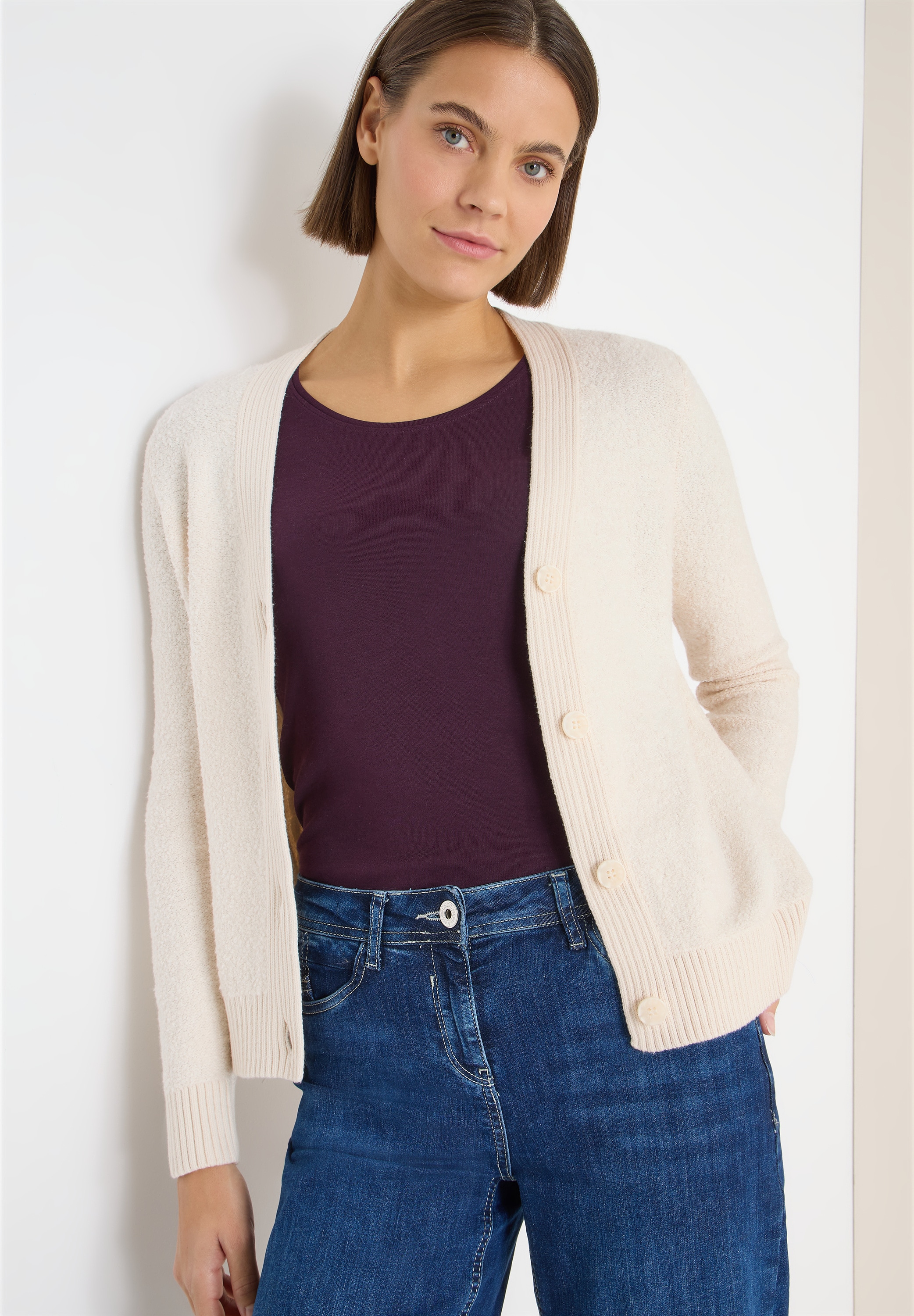 Cecil Cardigan mit Knopfleiste