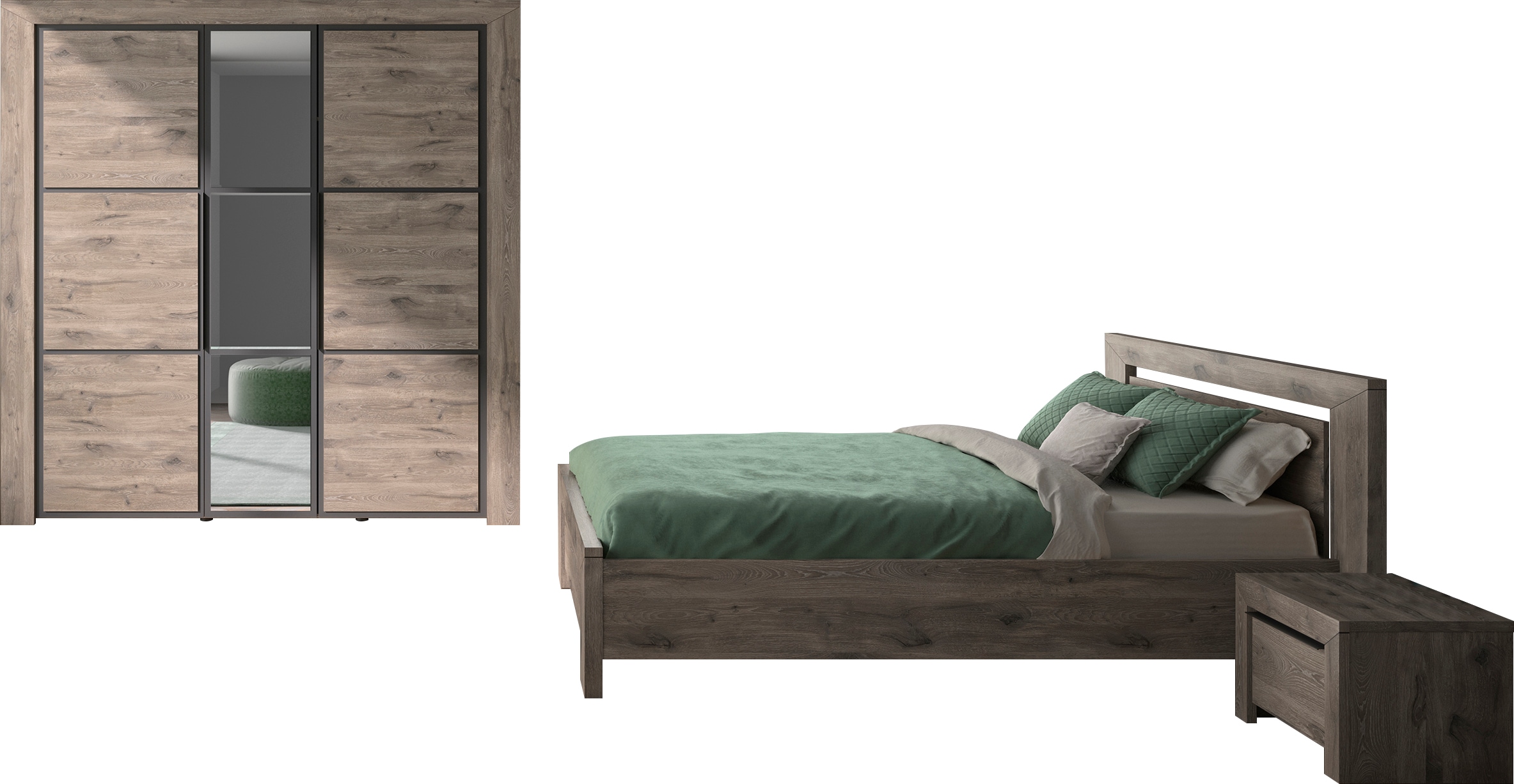 Gami Jugendzimmer-Set "Brugge" Set, 4 Stk. tlg. In 2 Farben erhältlich günstig online kaufen