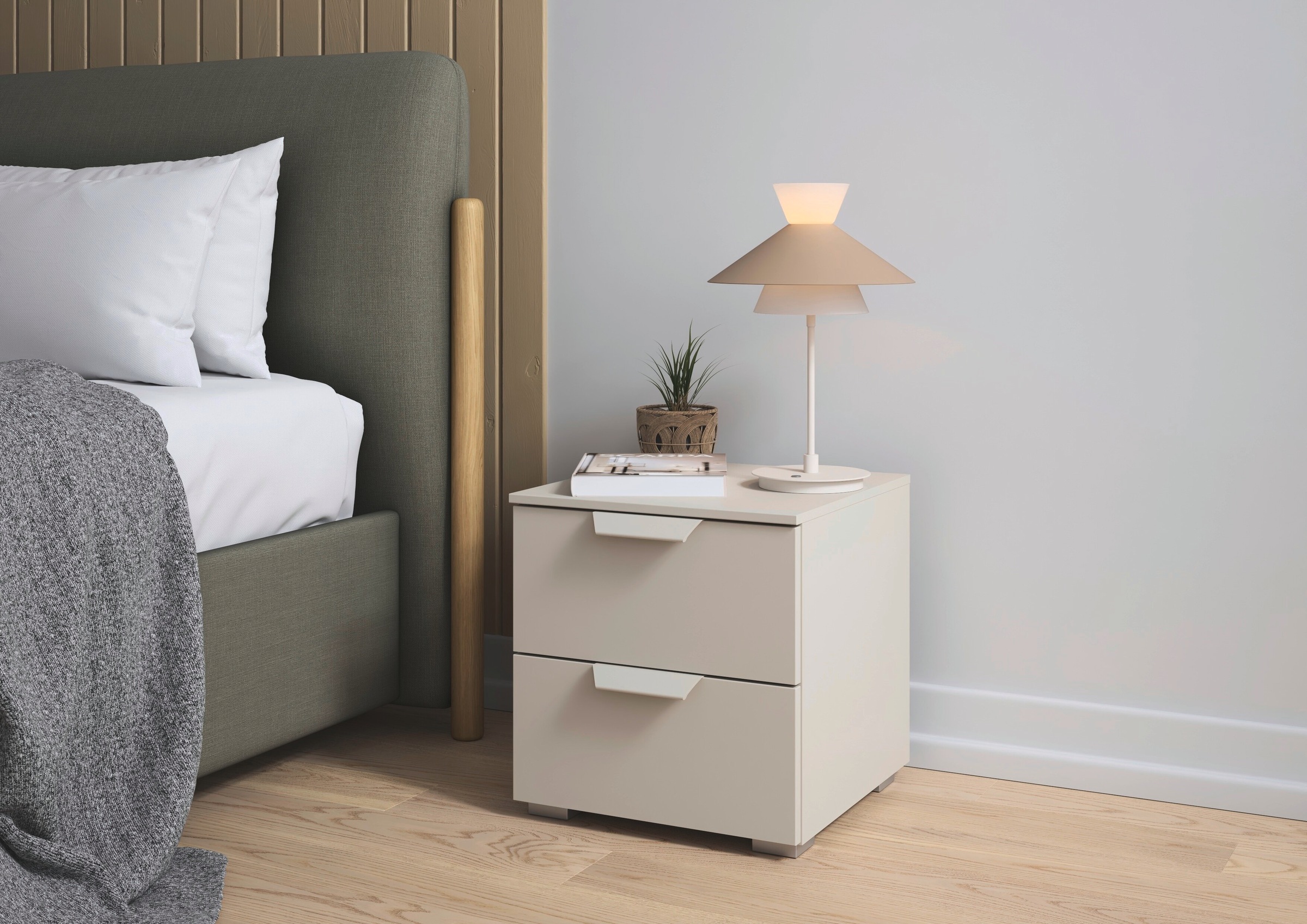 rauch Nachtkommode "Nachttisch Nachtkonsole COSTA mit farblich passenden Me günstig online kaufen