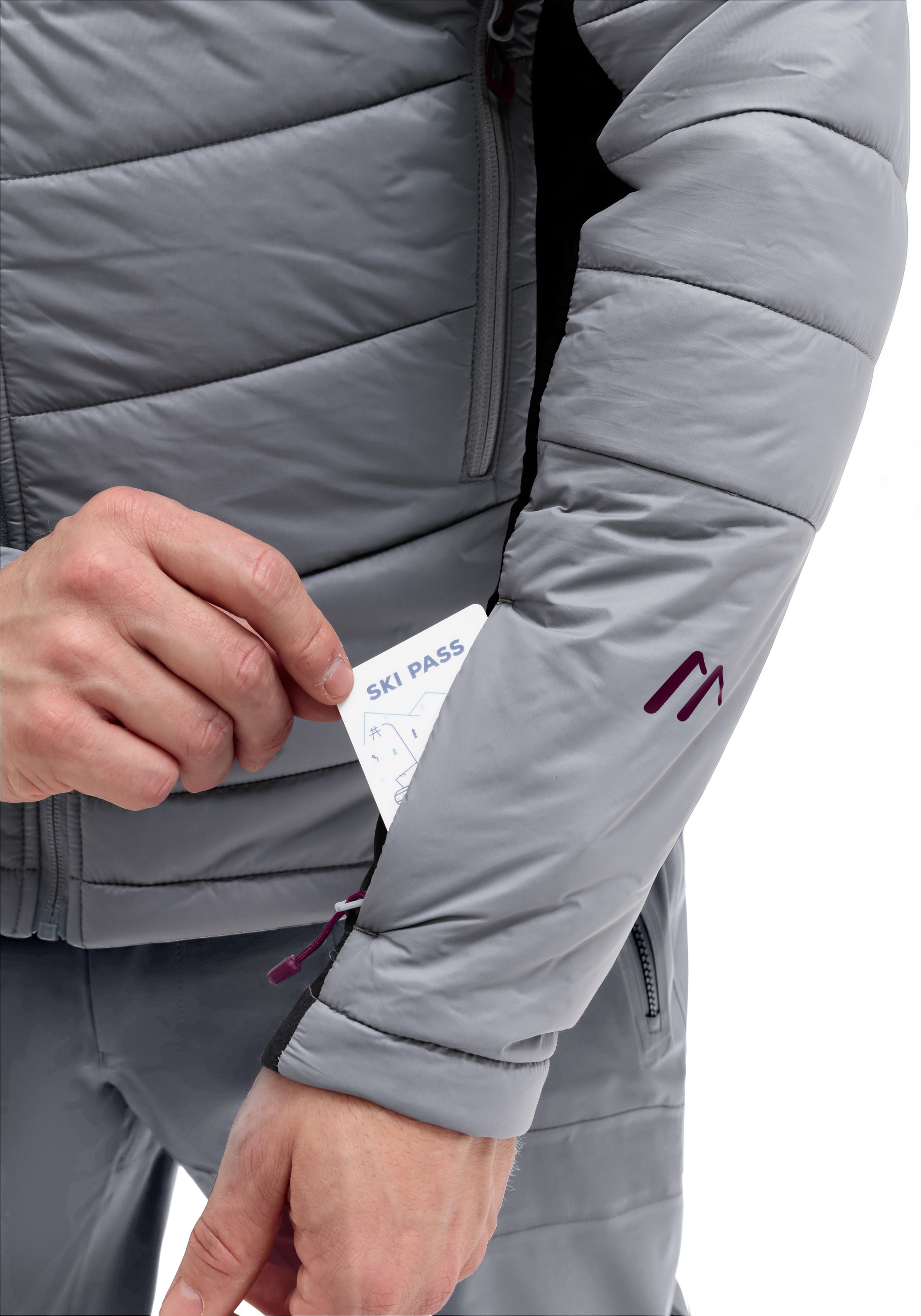 Maier Sports Skijacke »Marsicano Hyb«, Herren Winterjacke atmungsaktiv u. windabweisend