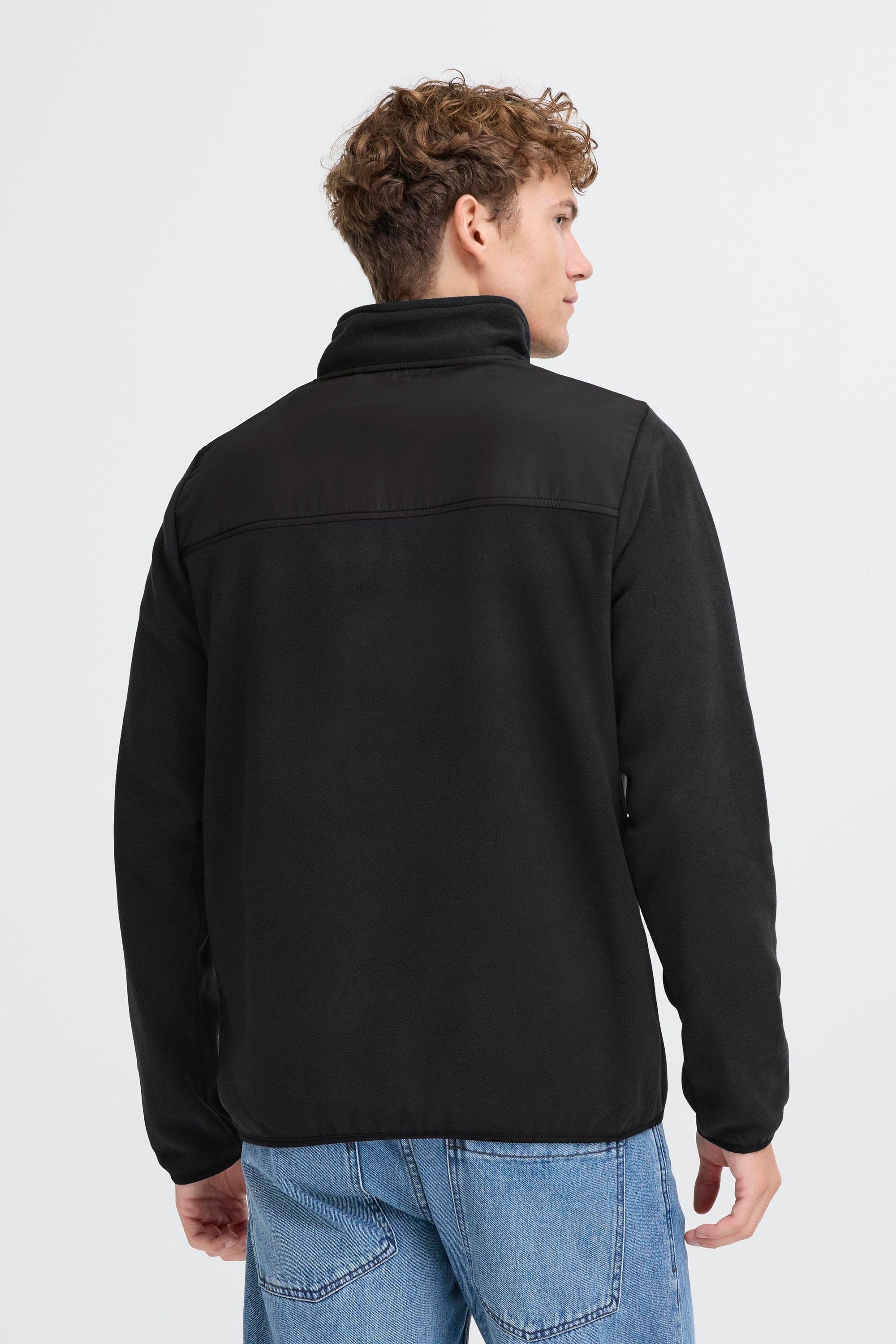 Fleecejacke BLEND "Fleecejacke BHMasi Troyer", Herren, Gr. 3XL, schwarz, Obermaterial: 100% Polyester PES., Jacken Fleecejacke 6